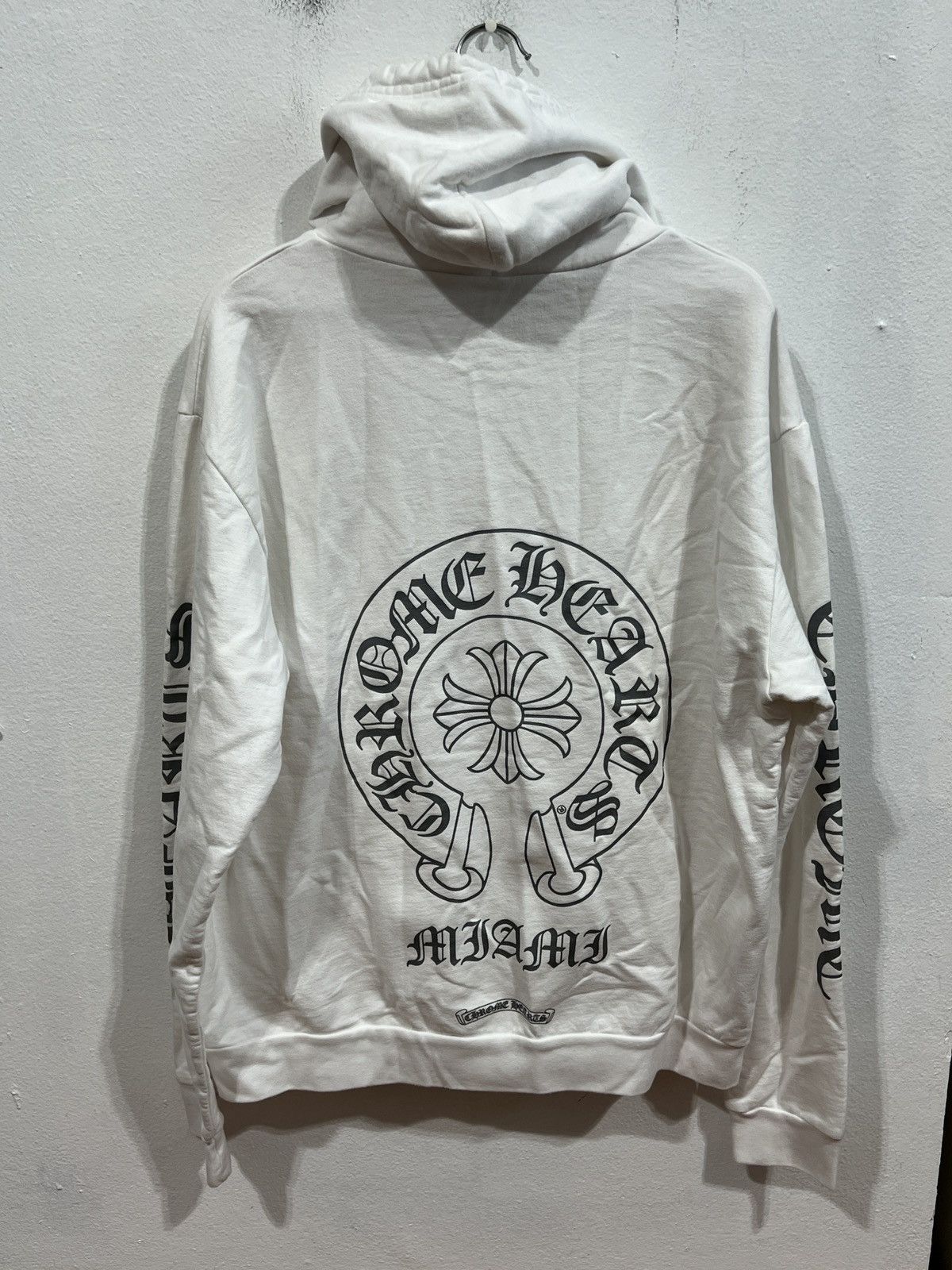Chrome Hearts Chrome Hearts Miami Exclusive White Hoodie Size US M / EU 48-50 / 2 - 10 Thumbnail