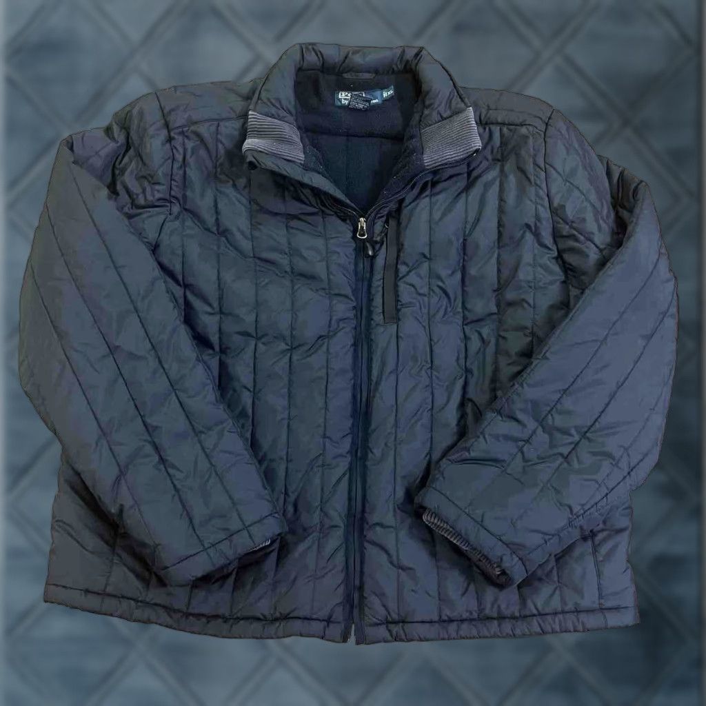 Polo Ralph Lauren VINTAGE Polo Ralph Lauren Coat Women's XL Navy Blue Puffer Hooded Full Zip Jacket Size XL / US 12-14 / IT 48-50 - 1 Thumbnail