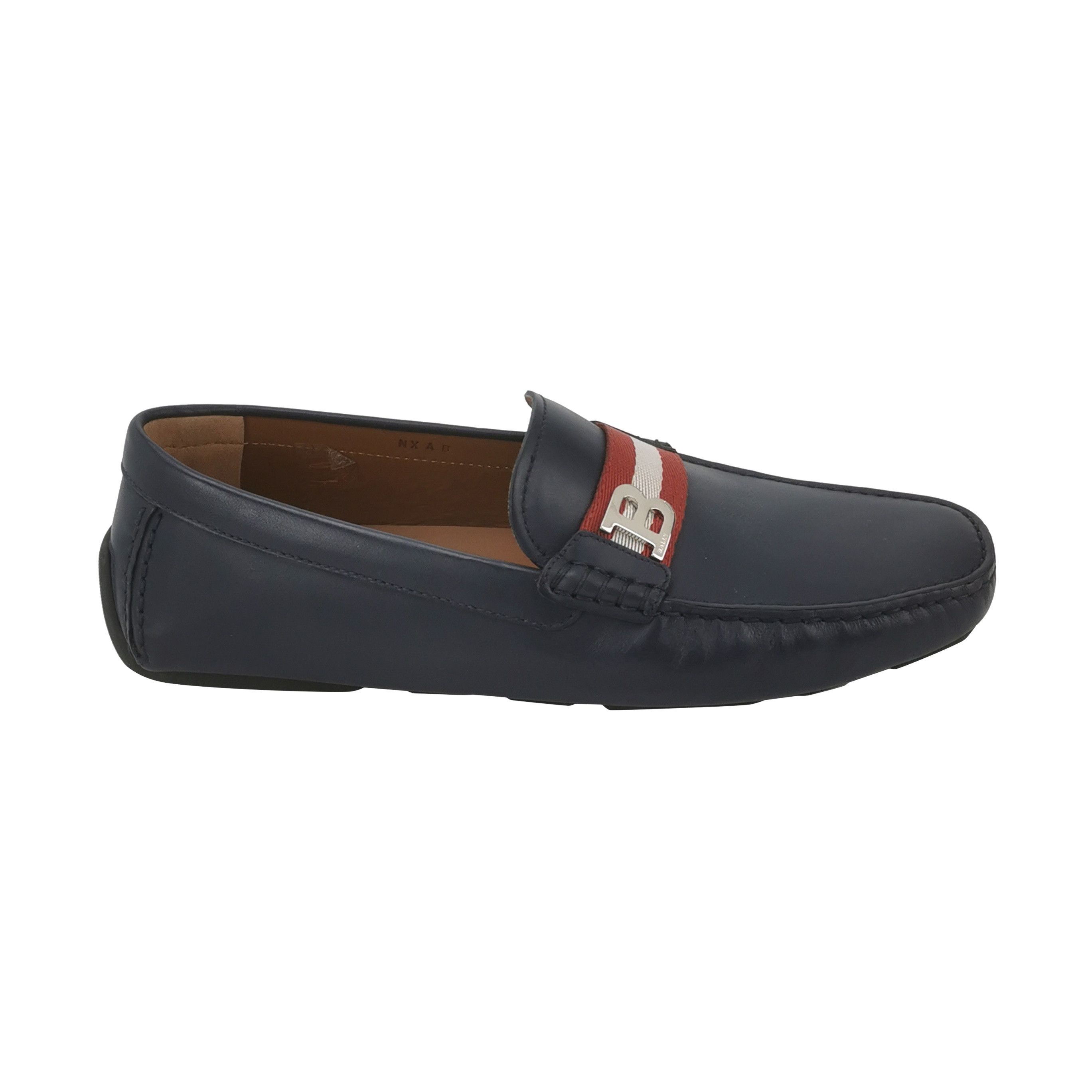 Bally Bally Stripe B Logo Leather Loafers Size 41 Size US 8 / EU 41 - 1 Thumbnail