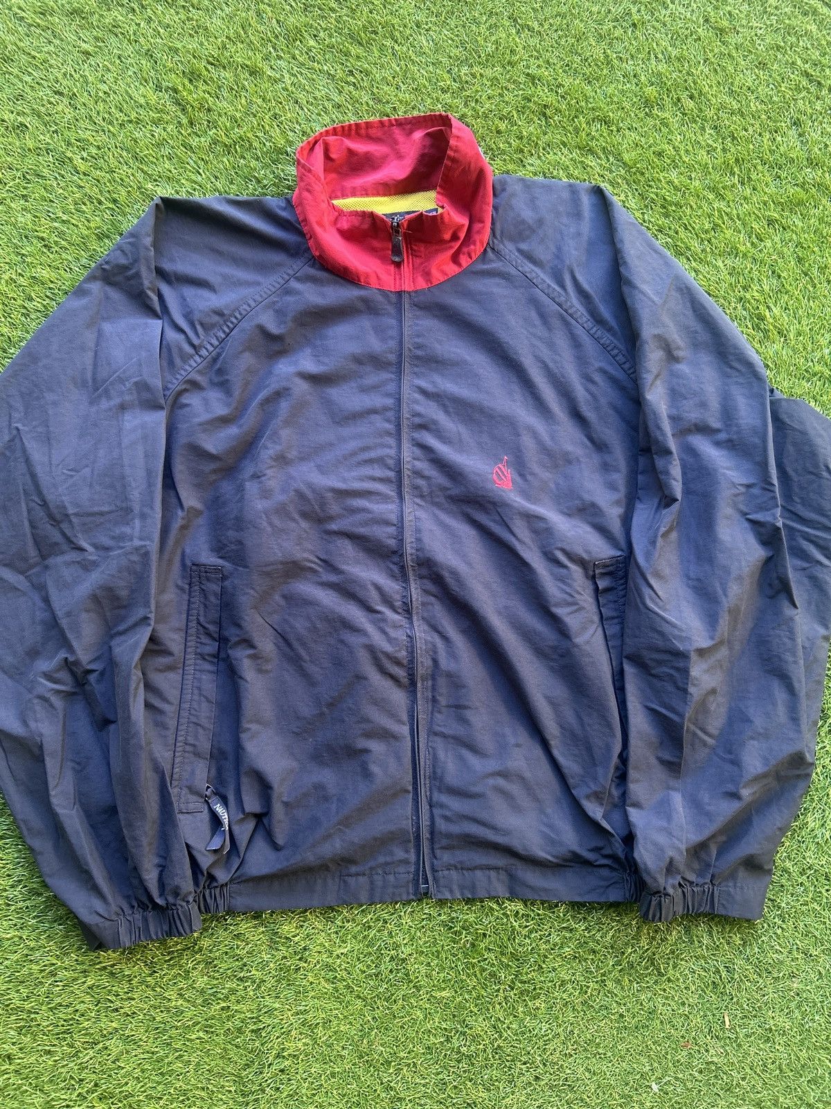 Nautica Vintage 90’s Nautica Flag Back Windbreaker Jacket Size US XXL / EU 58 / 5 - 2 Thumbnail