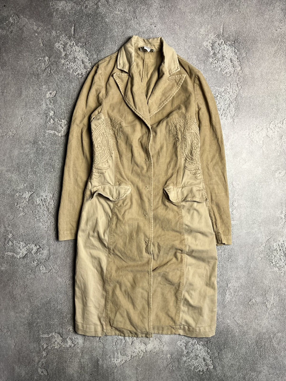 Transit Transit Par Such Beige Long Sleeve Snap Coat Long Cardigan Size XS / US 0-2 / IT 36-38 - 1 Thumbnail