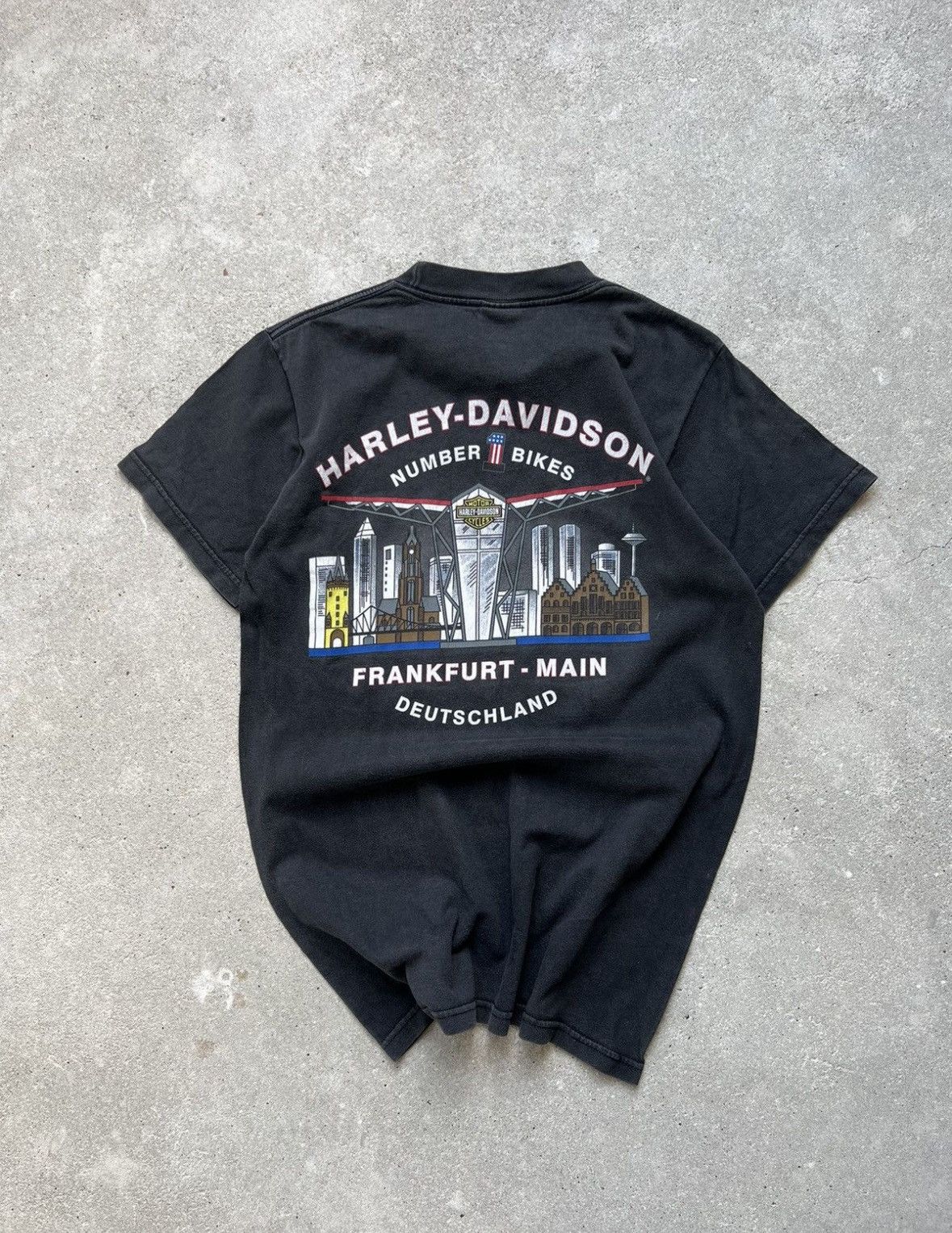 Harley Davidson Vintage 2000 Distressed Harley Davidson T-Shirt Size US S / EU 44-46 / 1 - 6 Thumbnail