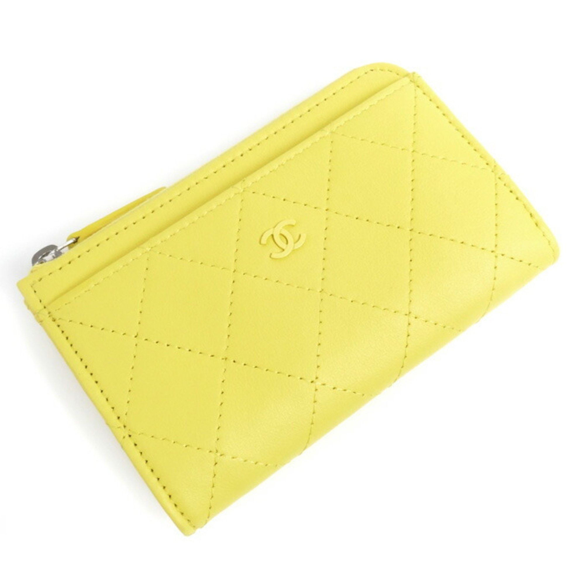 Chanel CHANEL Fragment Case Card Yellow AP3820 Women's Size ONE SIZE - 1 Thumbnail