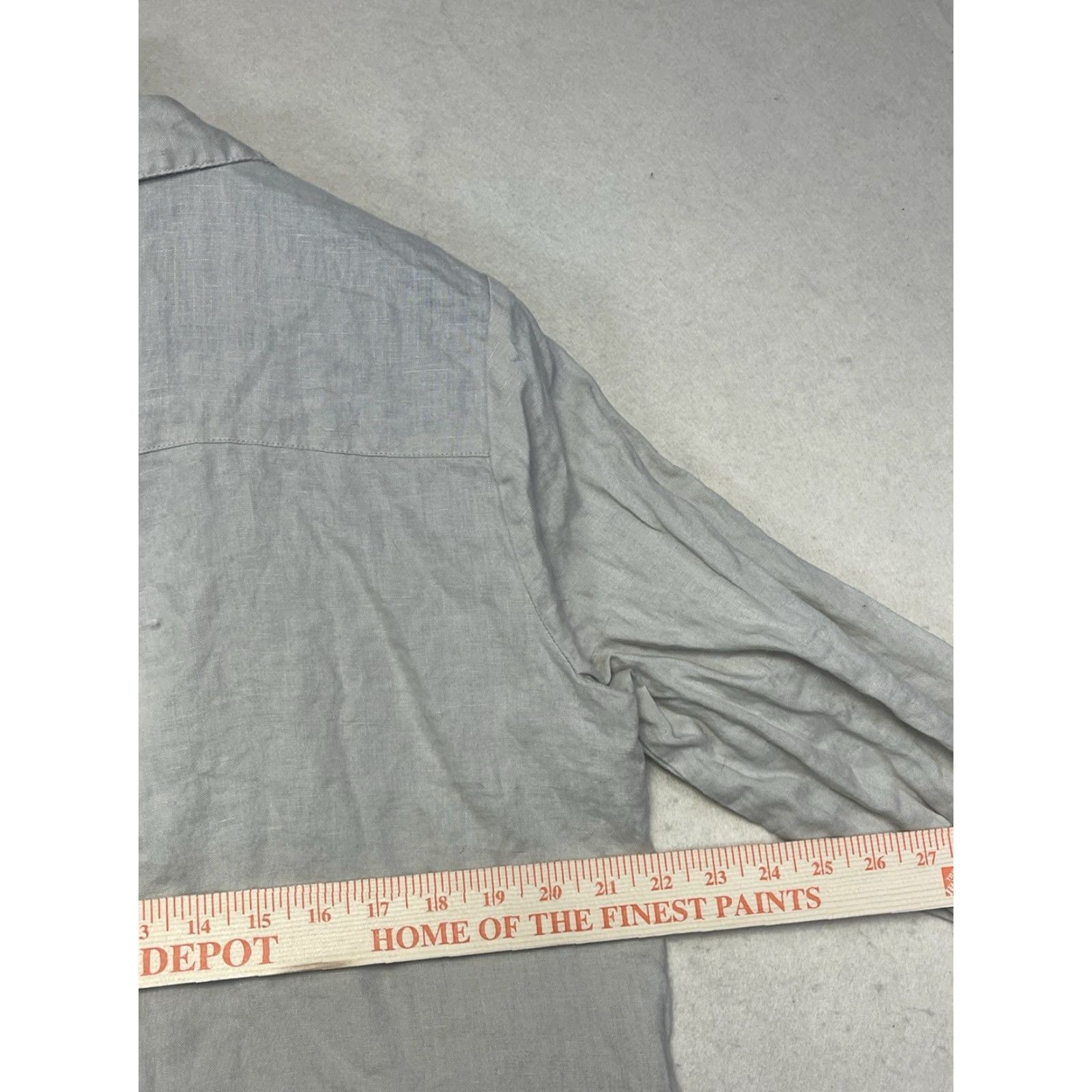 Vintage Simple NYC Linen Button-Up Shirt XL Women Brown Retro 100% Light See all pics Size XL / US 12-14 / IT 48-50 - 3 Thumbnail