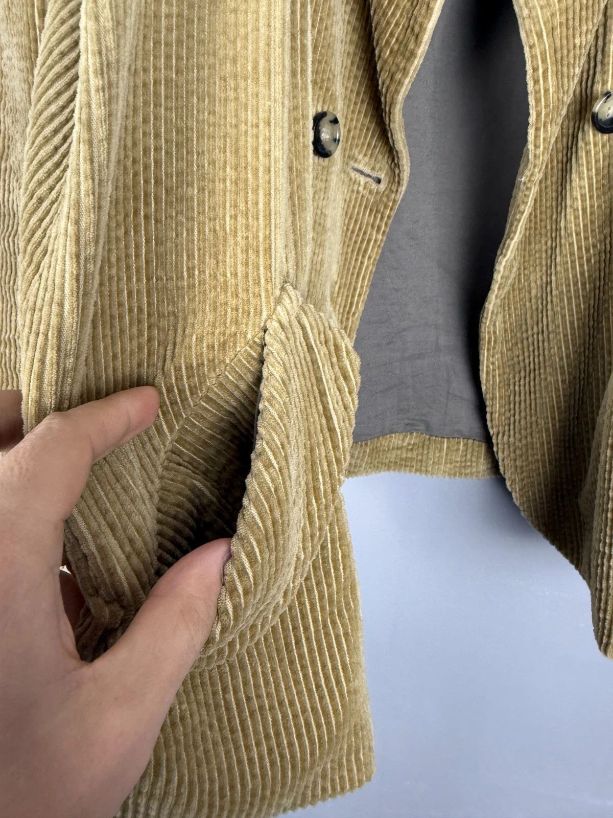 Isabel Marant Etoile Isabel Marant Étoile Corduroy Jacket Beige Double Breasted Size XS / US 0-2 / IT 36-38 - 4 Thumbnail
