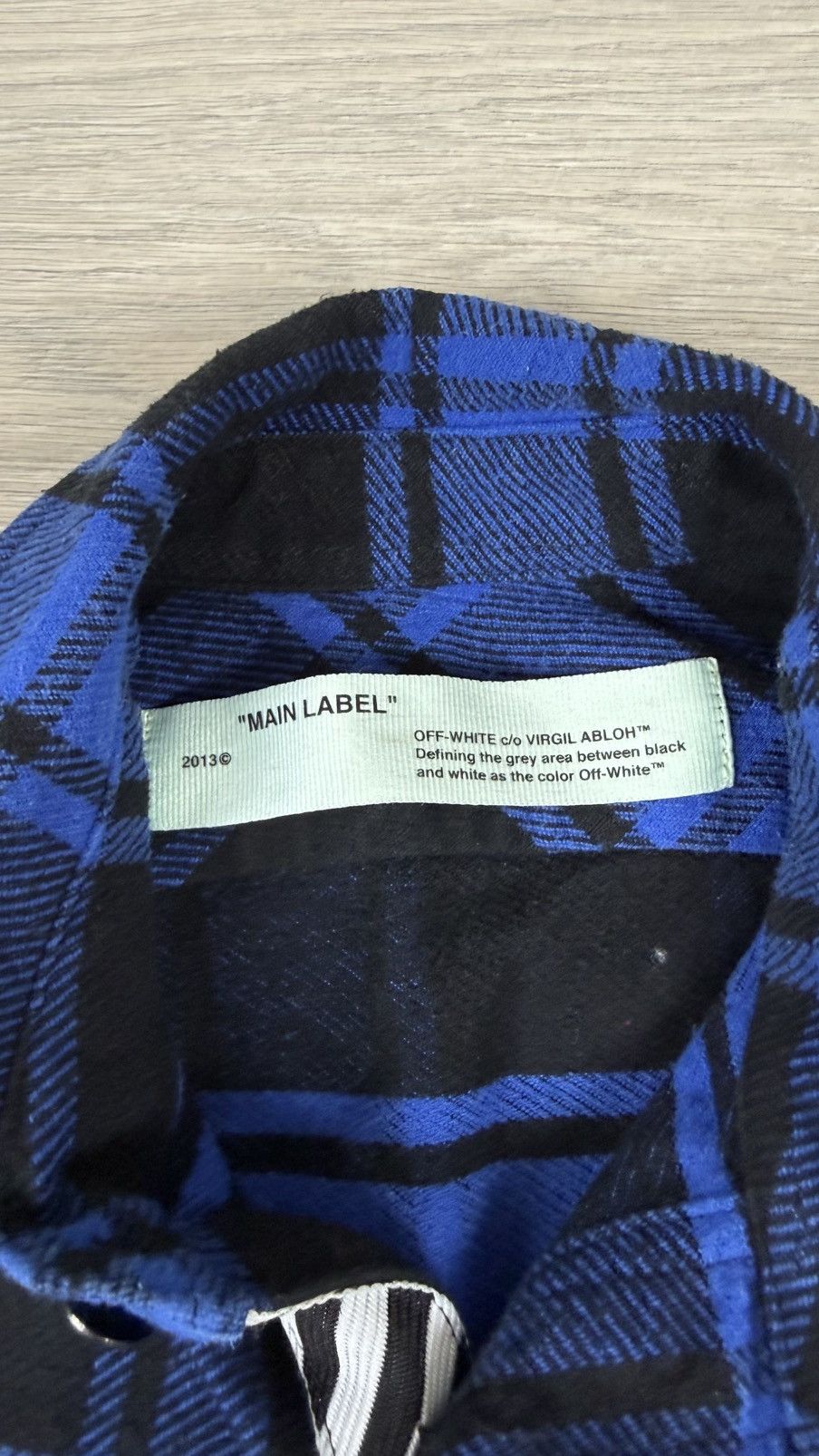 Off-White Off White Flannel Shirt Size US XS / EU 42 / 0 - 8 Thumbnail