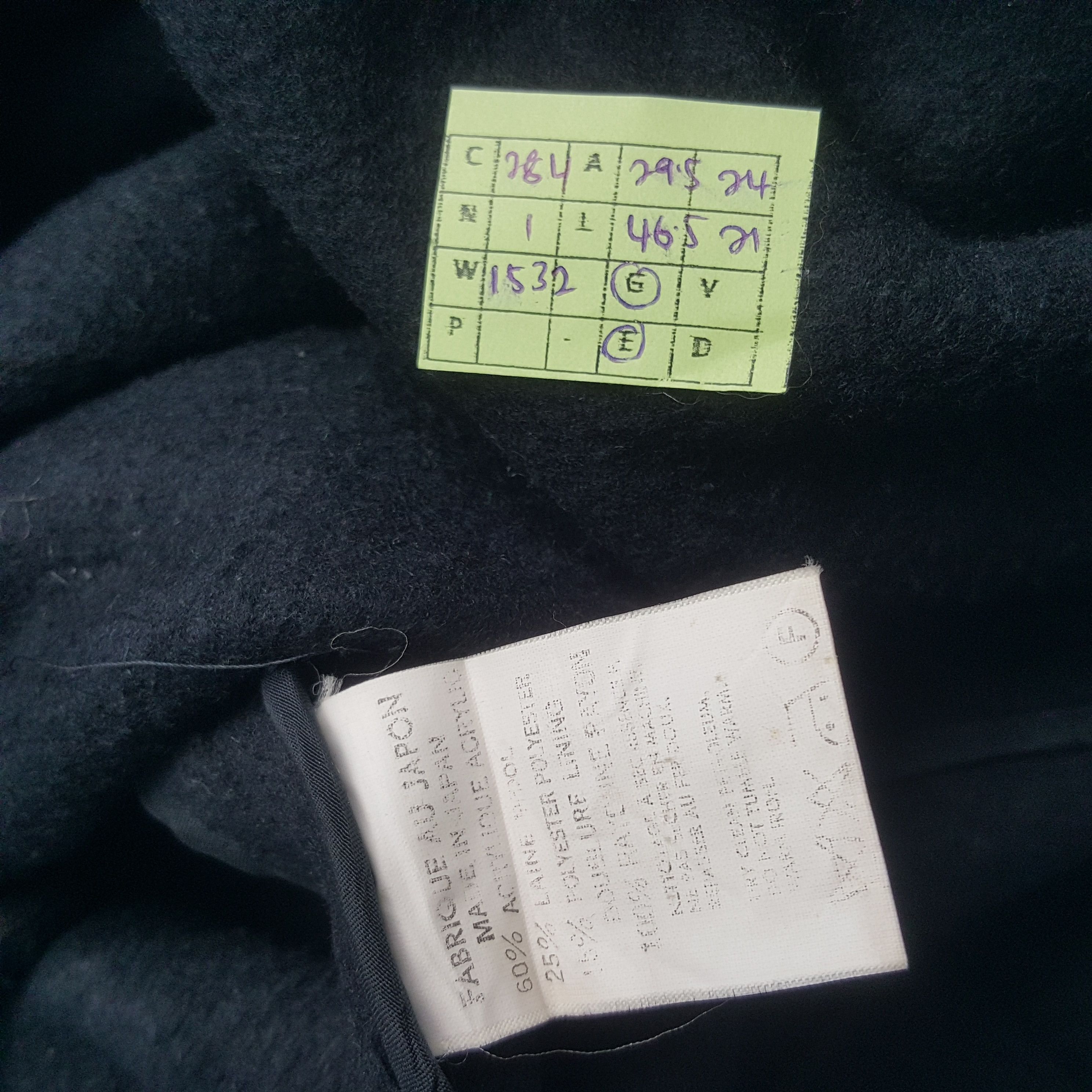 Vintage × Y's × Yohji Yamamoto Vintage Y's by Yohji Yamamoto Japanese Trench Jacket C284N1 Size US XXL / EU 58 / 5 - 7 Thumbnail