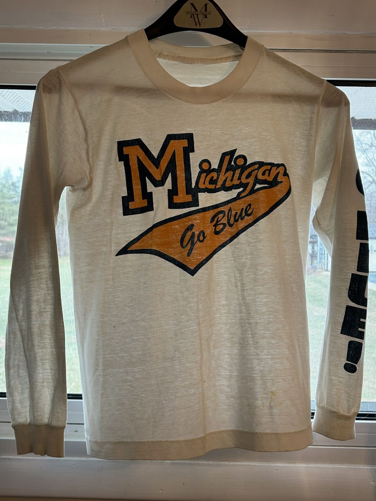 Vintage Vintage Single Stitch Michigan Go Blue T-shirt Size XS / US 0-2 / IT 36-38 - 2 Thumbnail