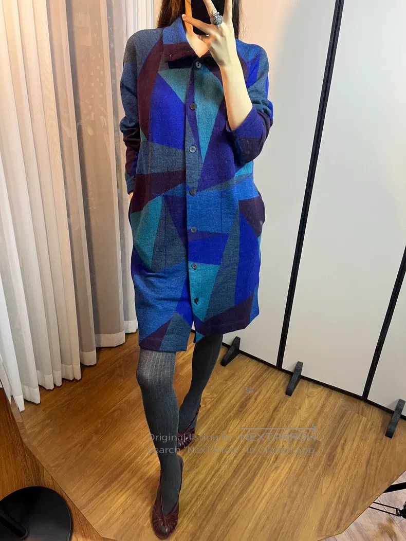 Issey Miyake Issey Miyake Wool Jacket Dress Size M / US 6-8 / IT 42-44 - 7 Thumbnail