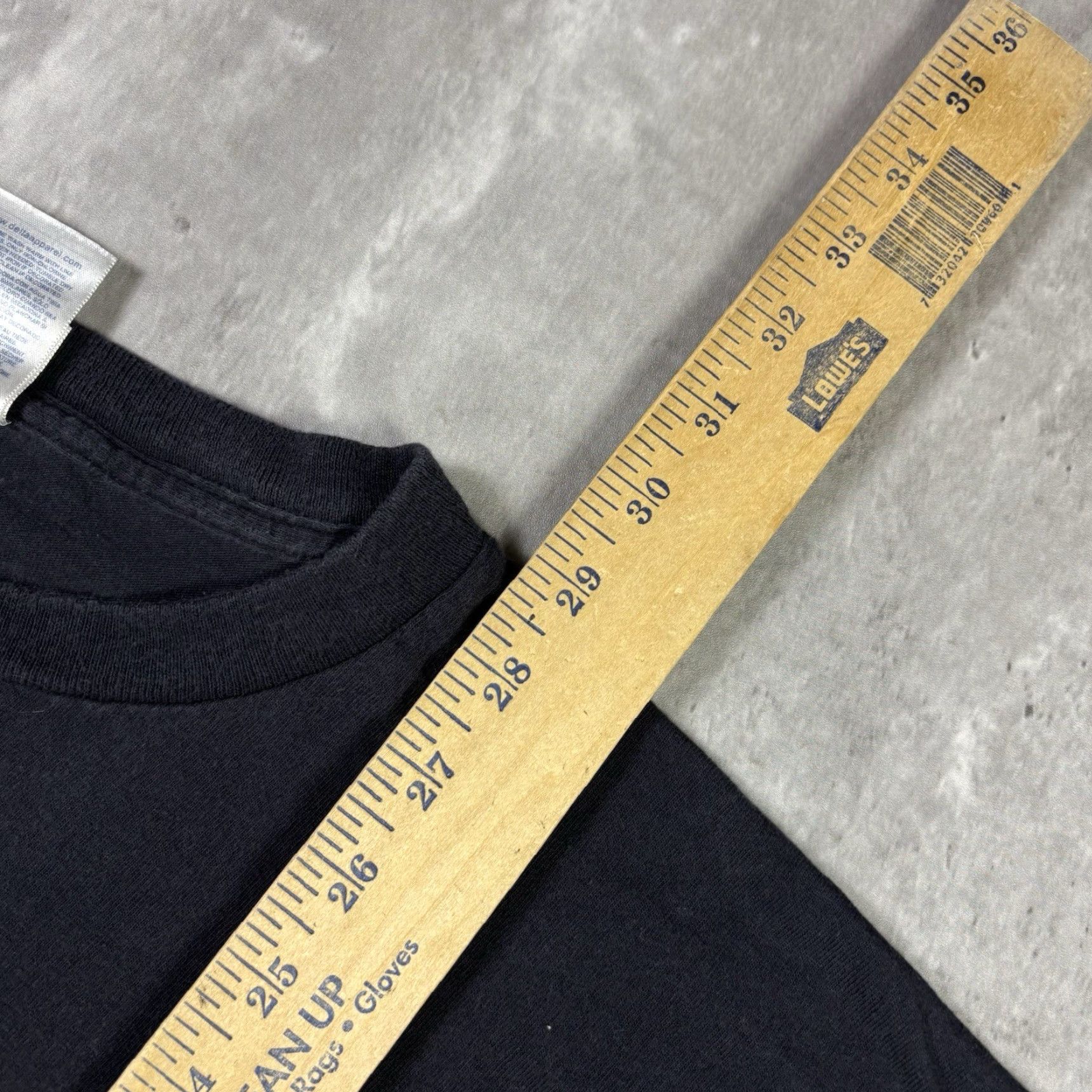 Delta VINTAGE Garden Gnome Funny Quote T Shirt Black 2XL Delta Men Short Sleeve Crew Neck Graphic Print Heavyweight Cotton Size US XXL / EU 58 / 5 - 5 Thumbnail