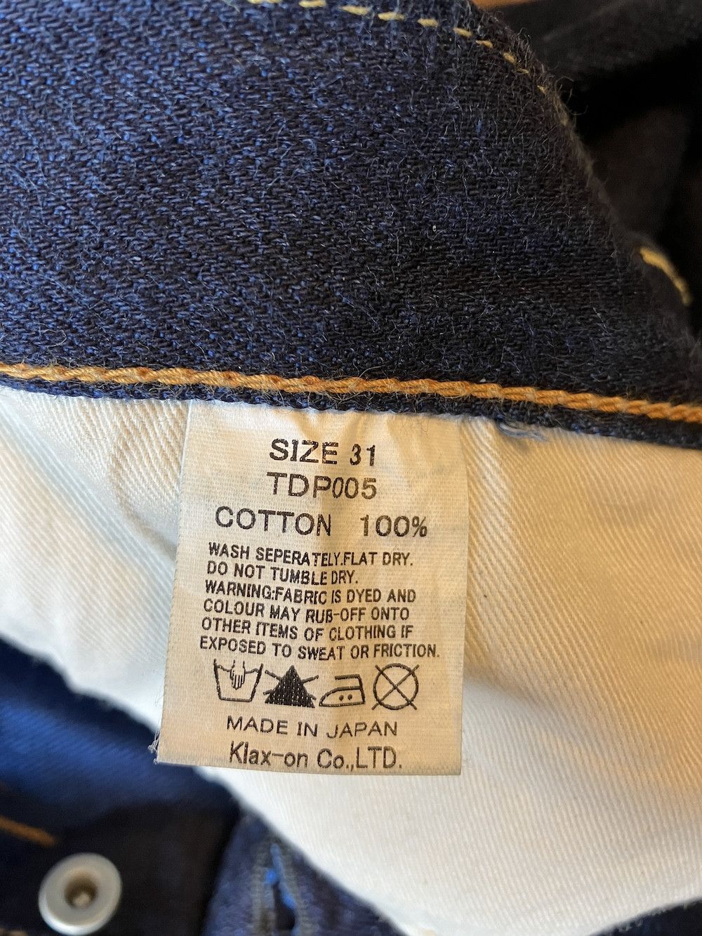 Japanese Brand TENRYO DENIM TDP005 W31 x L35 “Color Revolution” Indigo&blue Size US 31 - 9 Thumbnail