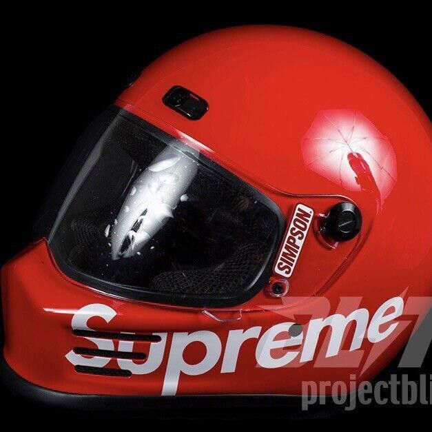 Supreme FW16 Supreme Simpson Street Bandit Motorcycle Helmet Red M Size ONE SIZE - 1 Thumbnail