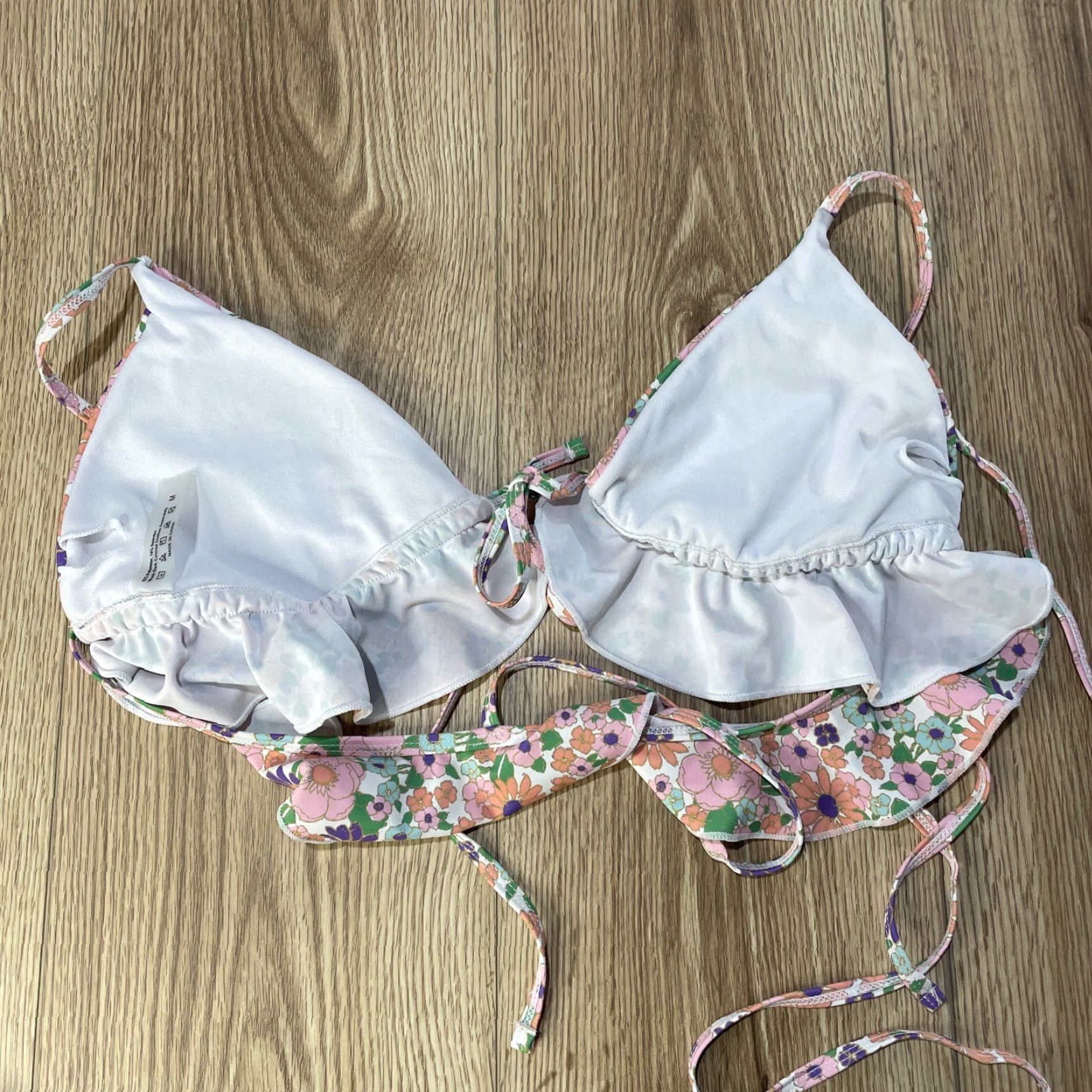 Shein SHEIN WOMEN'S MULTI COLORED FLORAL BIKINI SIZE Medium Size ONE SIZE - 5 Thumbnail