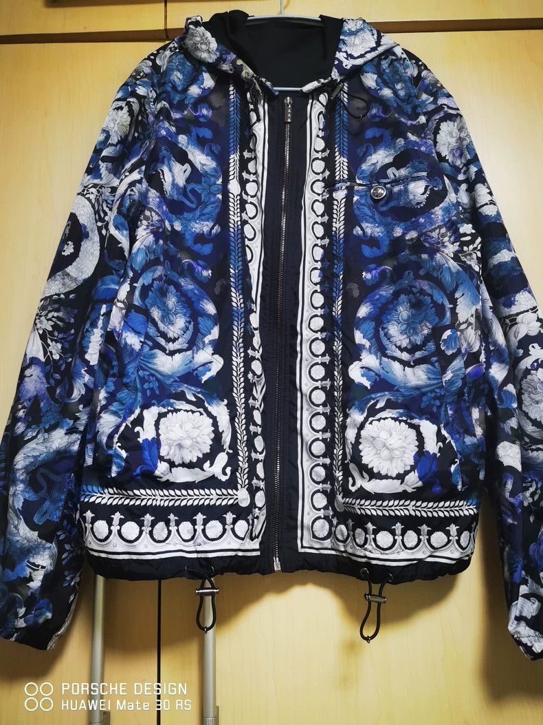 Versace Versace Men's Printed Zip Jacket - dmc Size US L / EU 52-54 / 3 - 1 Thumbnail