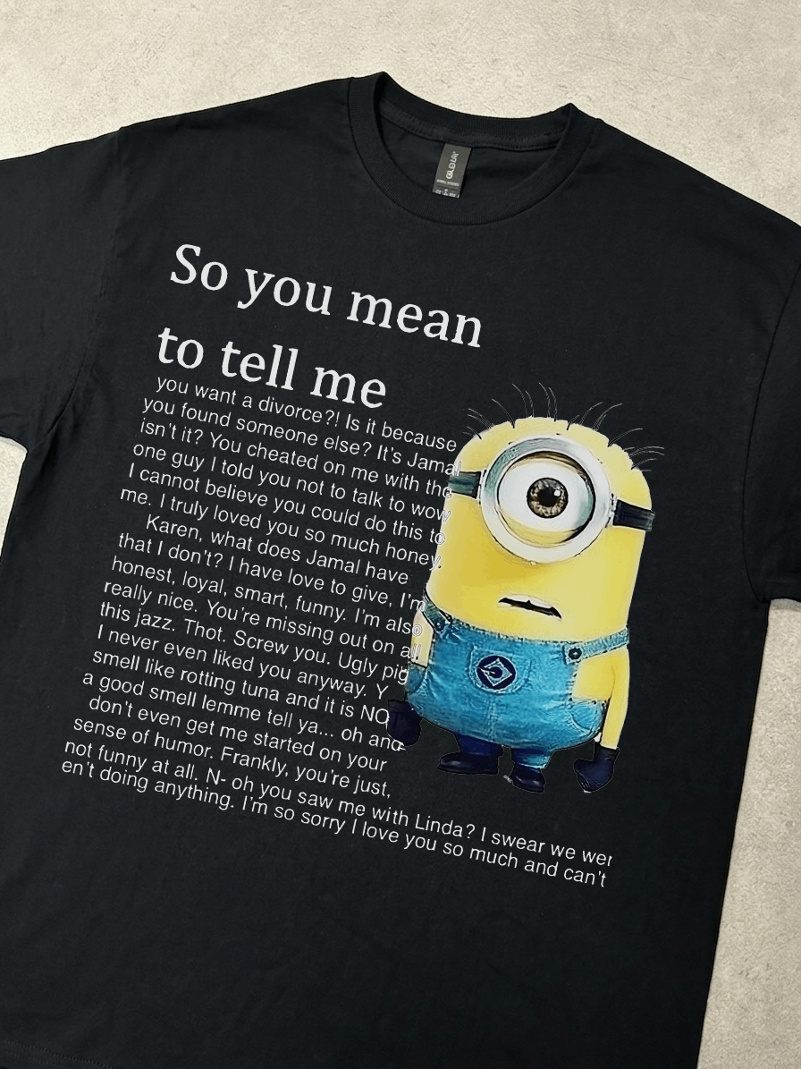 Other MATH Brainrot Minion Tee Size US L / EU 52-54 / 3 - 2 Thumbnail