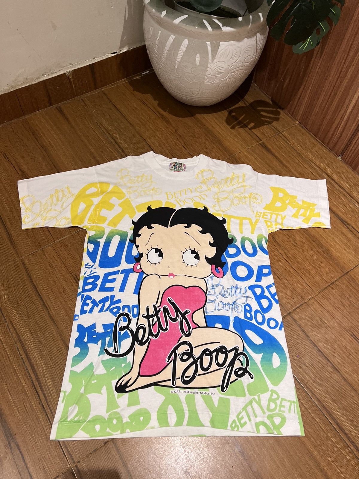 Vintage 🔥RARE🔥Vintage 90s AOP Betty Boop Size US L / EU 52-54 / 3 - 1 Thumbnail