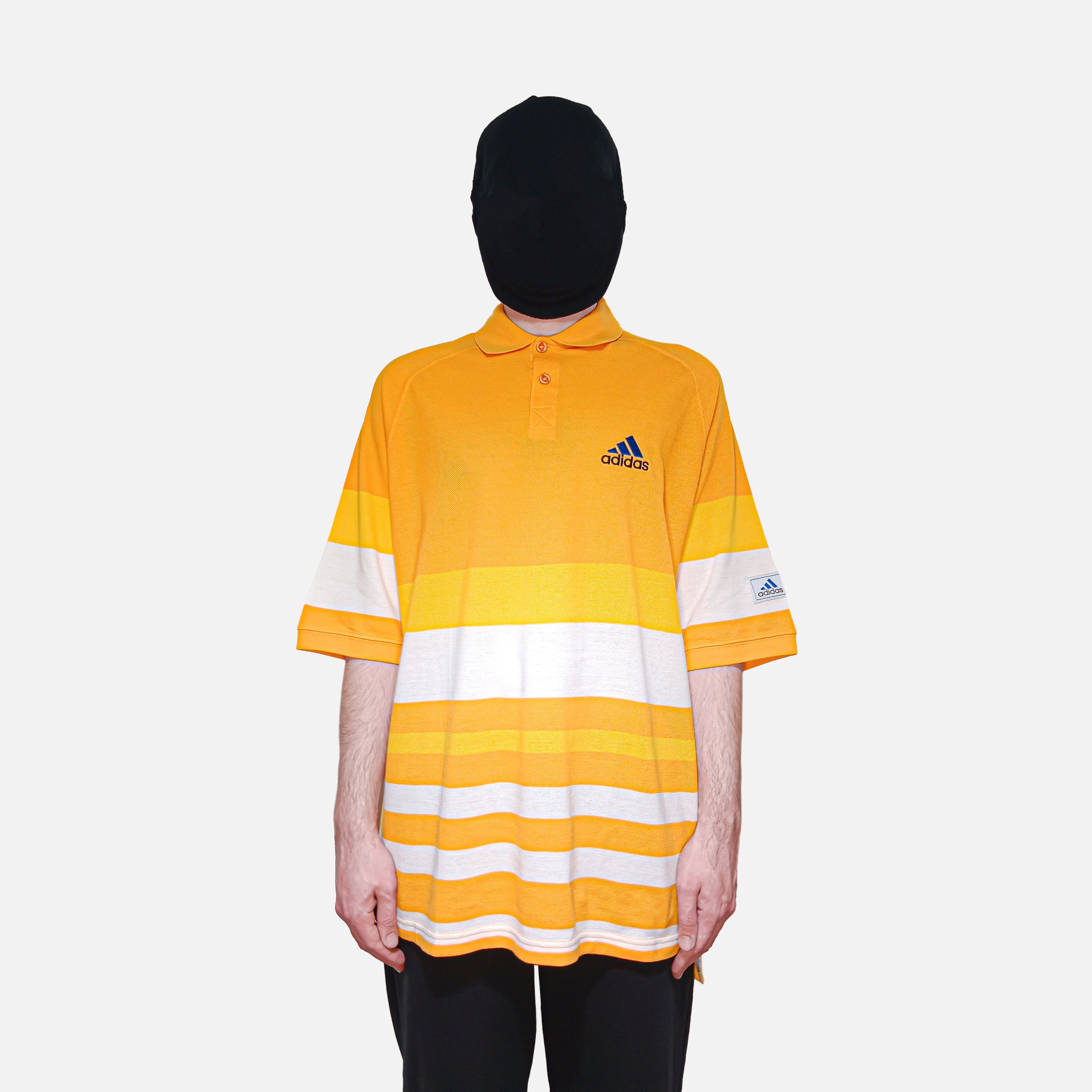 vintage color block polo tshirt 9=XL BASEBALL HOCKEY