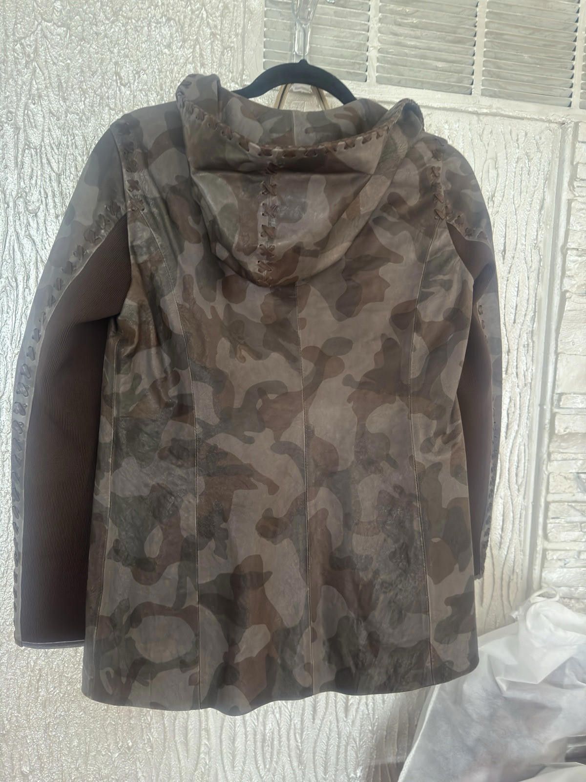 Other Christensen Genuine Lamb Military Hooded Jacket Sz 2/XS Size XS / US 0-2 / IT 36-38 - 8 Thumbnail