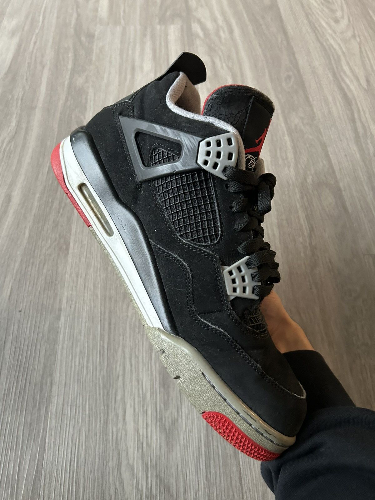 Jordan Brand Air Jordan Retro 4 Bred 2019 Size 10 Size US 10 / EU 43 - 14 Thumbnail