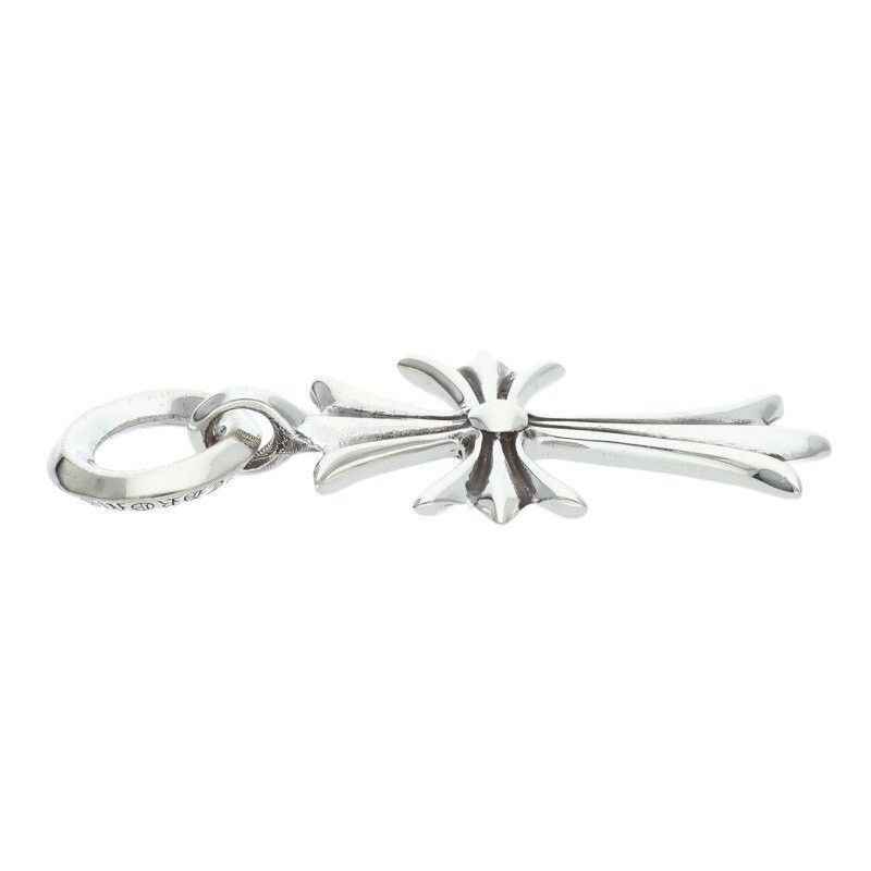 Chrome Hearts Chrome Hearts Tiny CH Cross Silver Necklace Size ONE SIZE - 4 Thumbnail