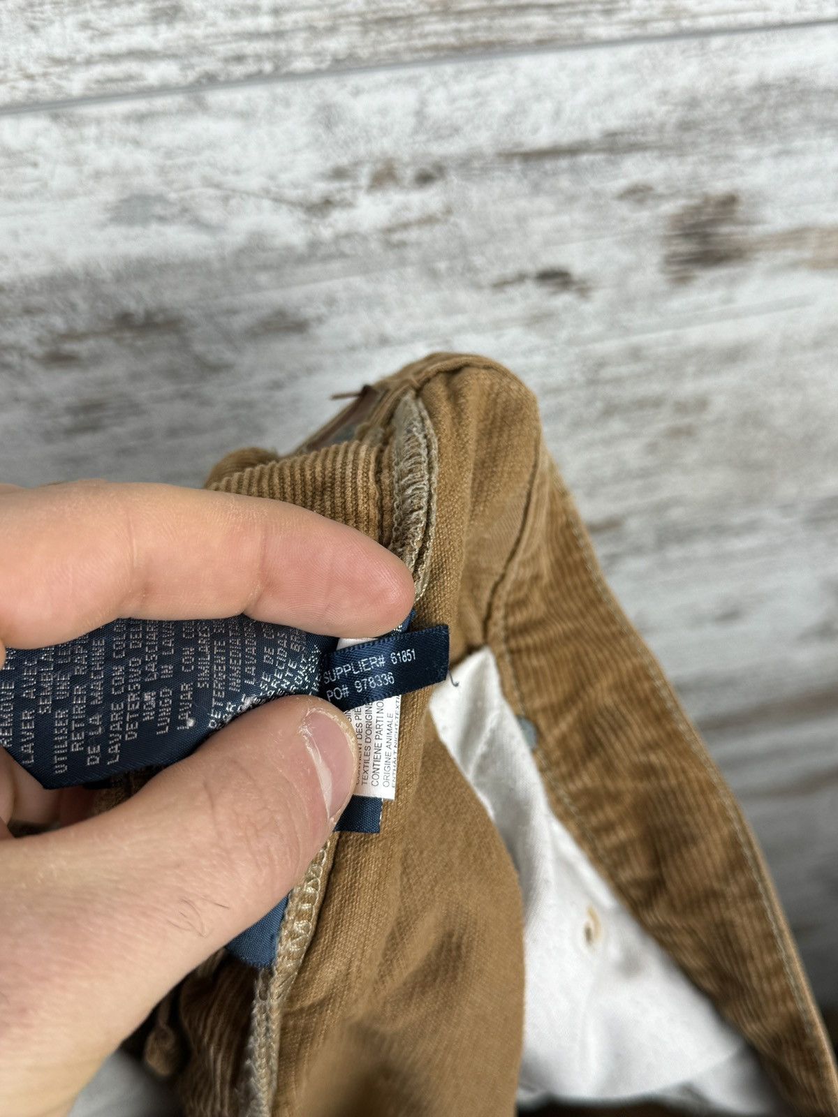 Polo Ralph Lauren × Vintage Mens Vintage Polo Ralph Lauren Velvet corduroy pants luxury Size US 38 / EU 54 - 18 Thumbnail