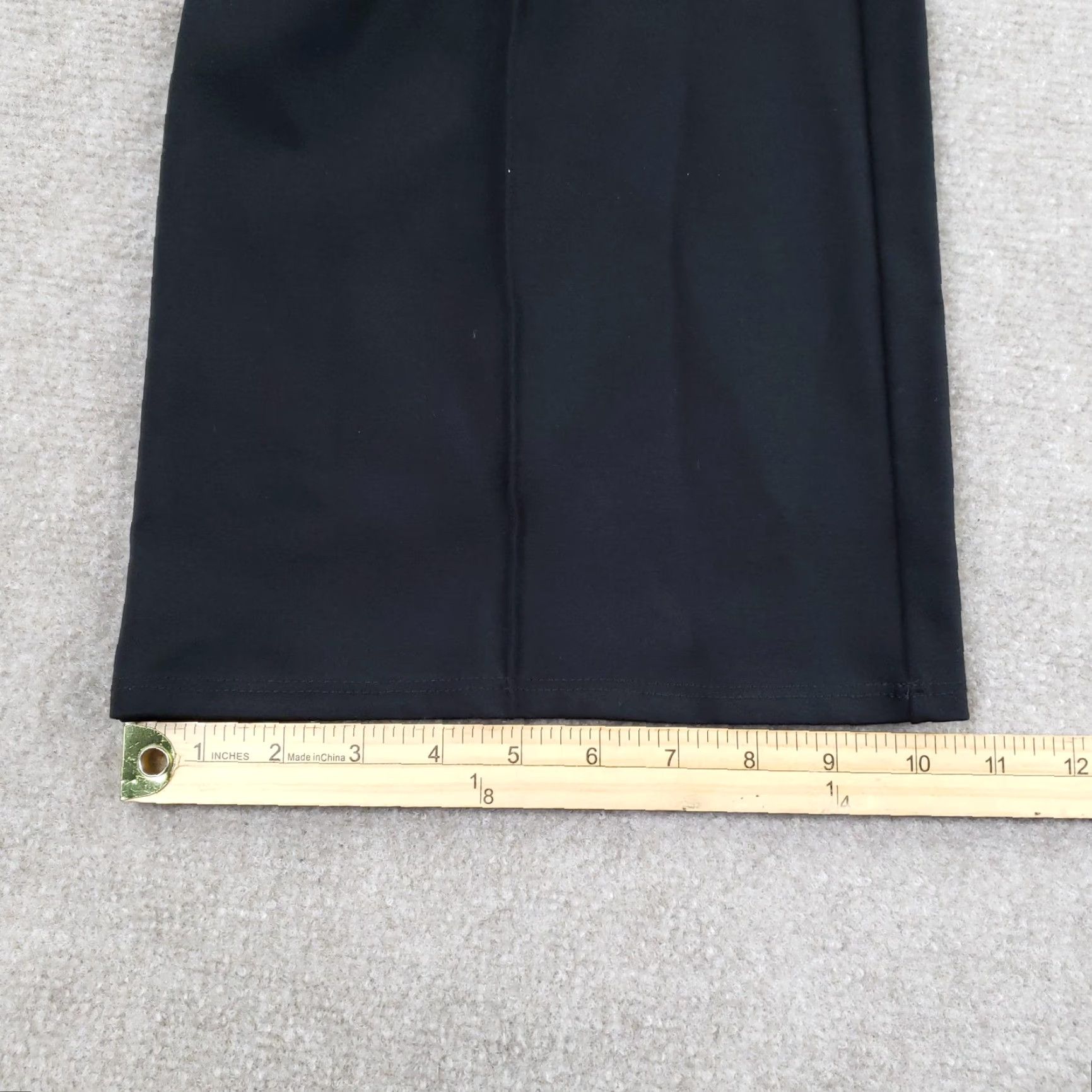 Vintage Jude Connally Womens Small Black Felicia Wide Leg Dress Stretch Made USA Pants Fashion Size 28" / US 6 / IT 42 - 4 Thumbnail
