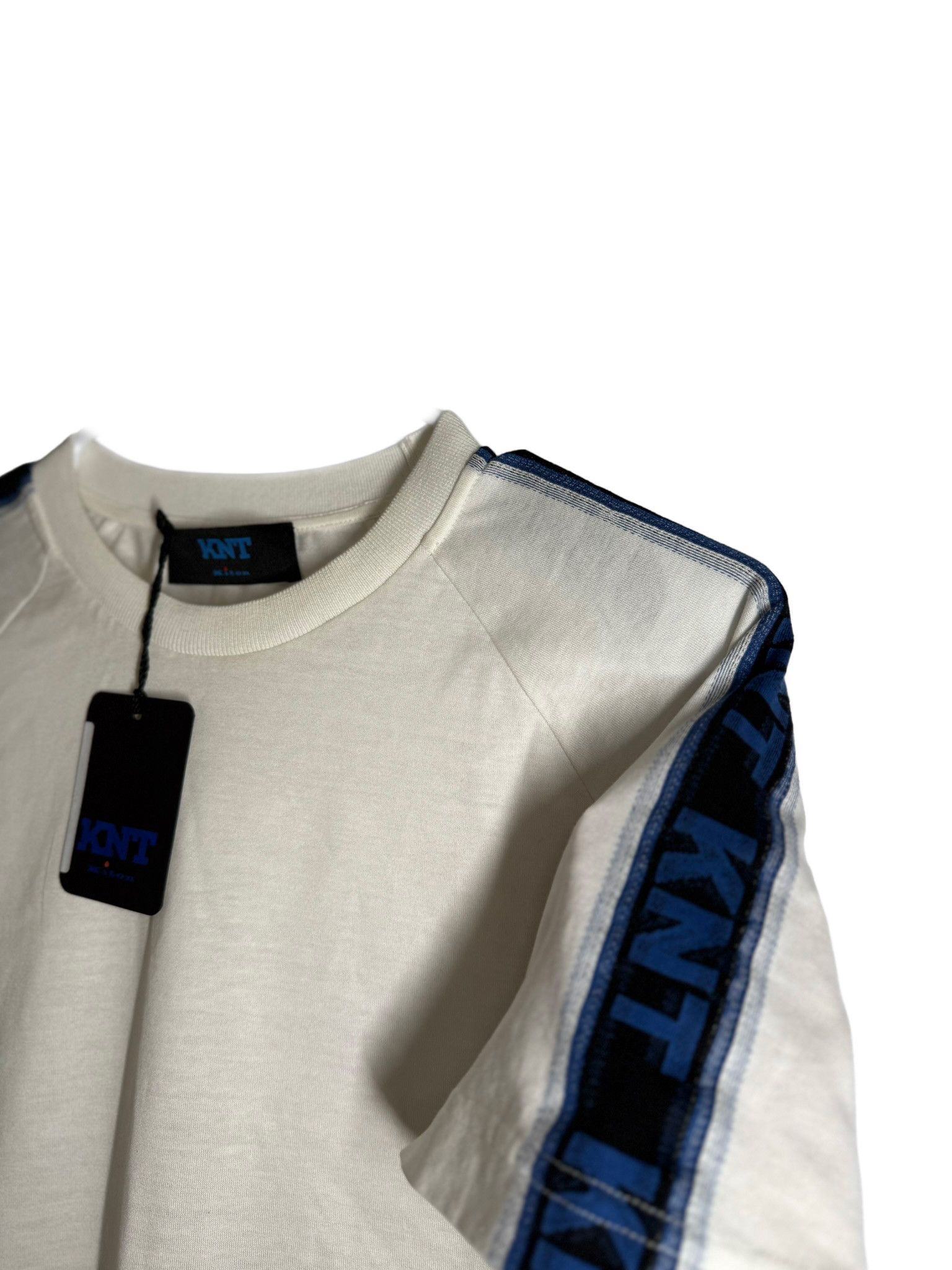 Kiton Kiton KNT White Jersey T-Shirt Size US S / EU 44-46 / 1 - 3 Thumbnail