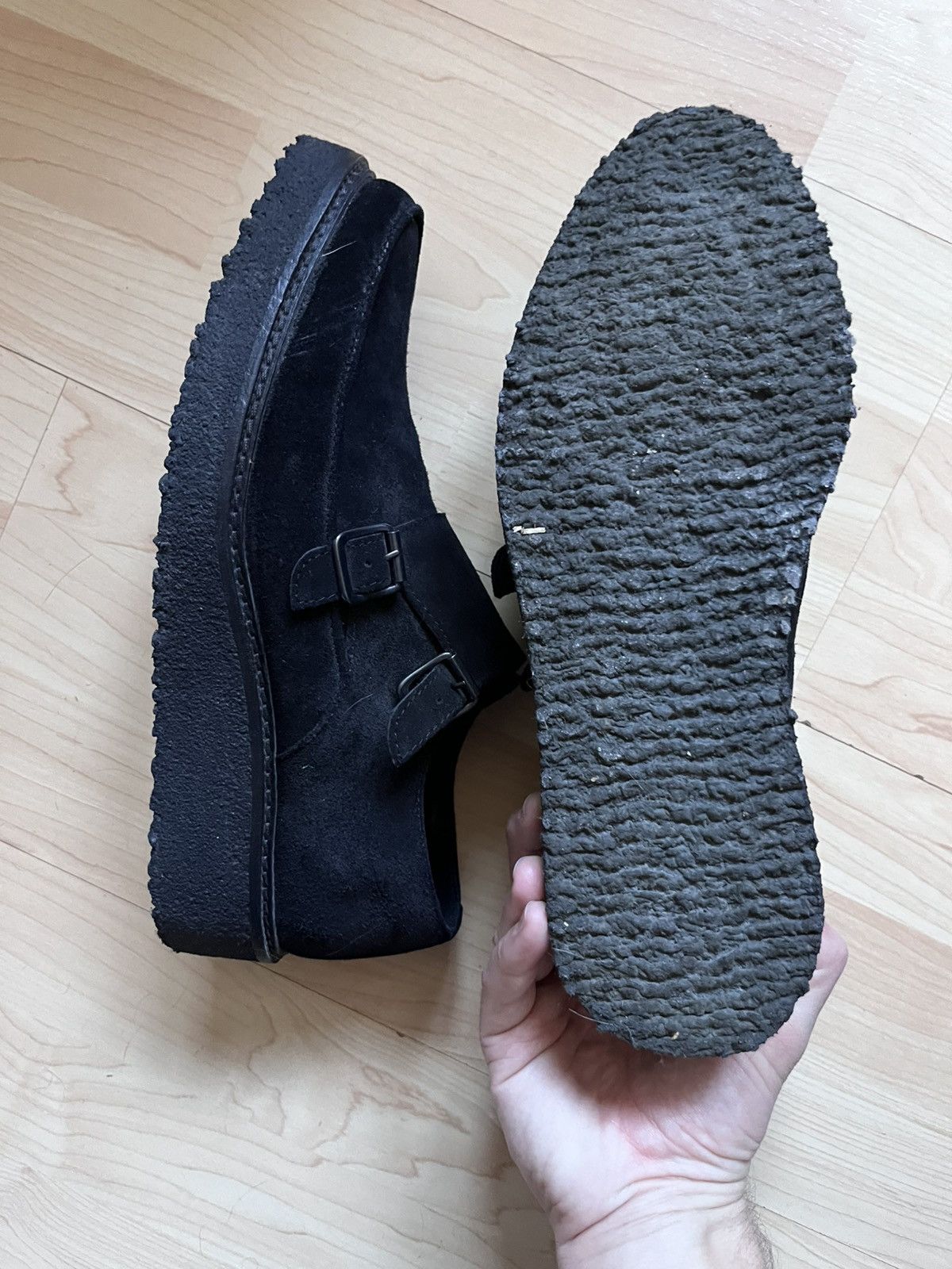 Allsaints Allsaints Black Low top buckle sneaker Size US 9 / EU 42 - 3 Thumbnail