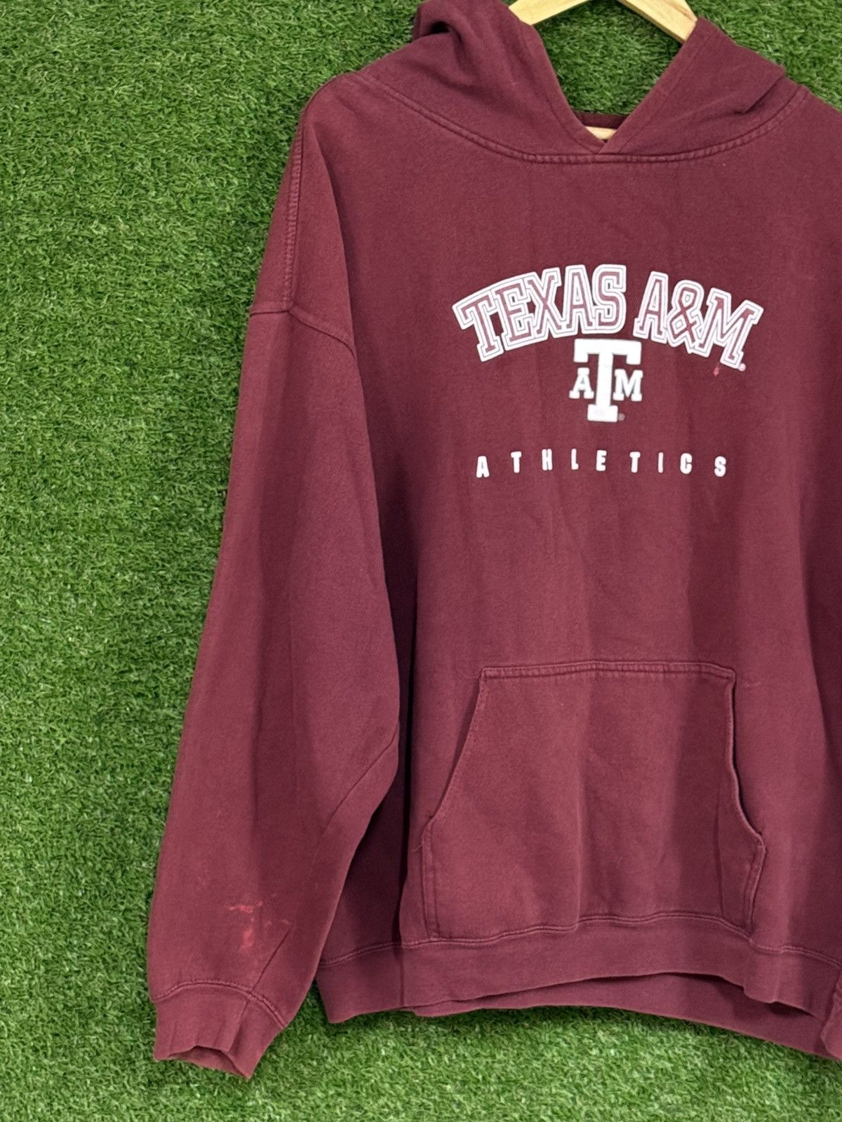 Reebok Vintage Reebok Texas A&M Aggie Athletics Hoodie 2XL XXL Size US XXL / EU 58 / 5 - 3 Thumbnail