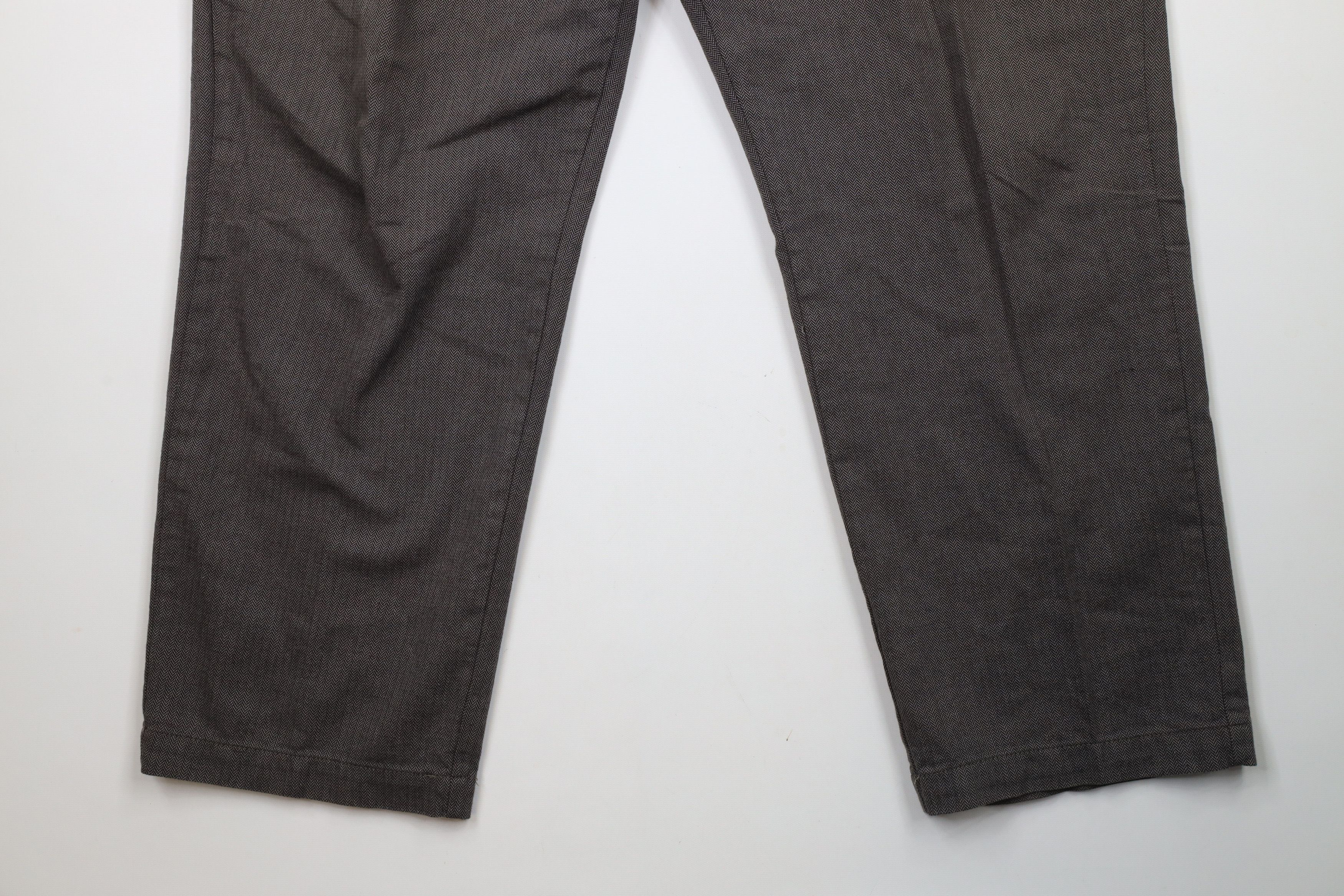 Ralph Lauren × Vintage Vintage 90s Ralph Lauren Wide Leg Herringbone Chino Pants Size US 42 / EU 58 - 4 Thumbnail