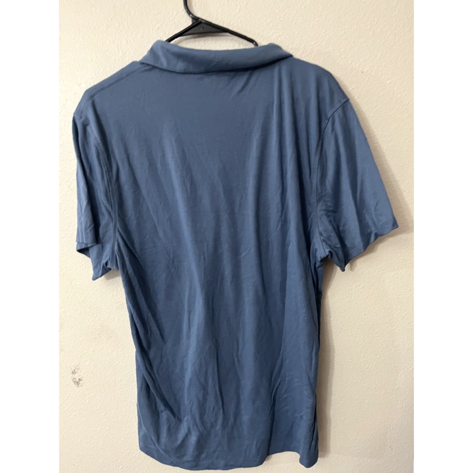 Alfani Alfani Polo Shirt Men XL Blue Knit Short Sleeve 1/4 Zip Casual Size US XL / EU 56 / 4 - 2 Thumbnail