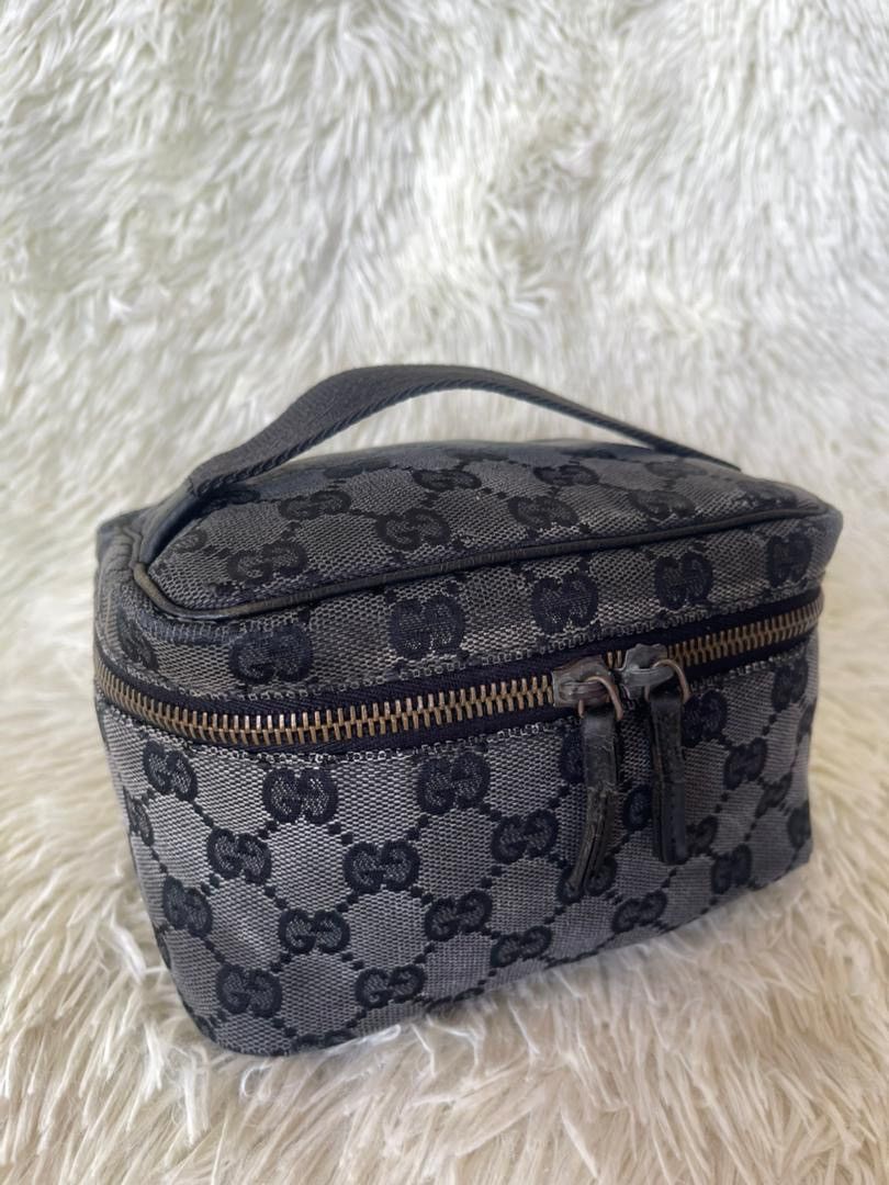 Gucci Gucci GG Pattern Vanity Leather Canvas Bag Size ONE SIZE - 13 Thumbnail