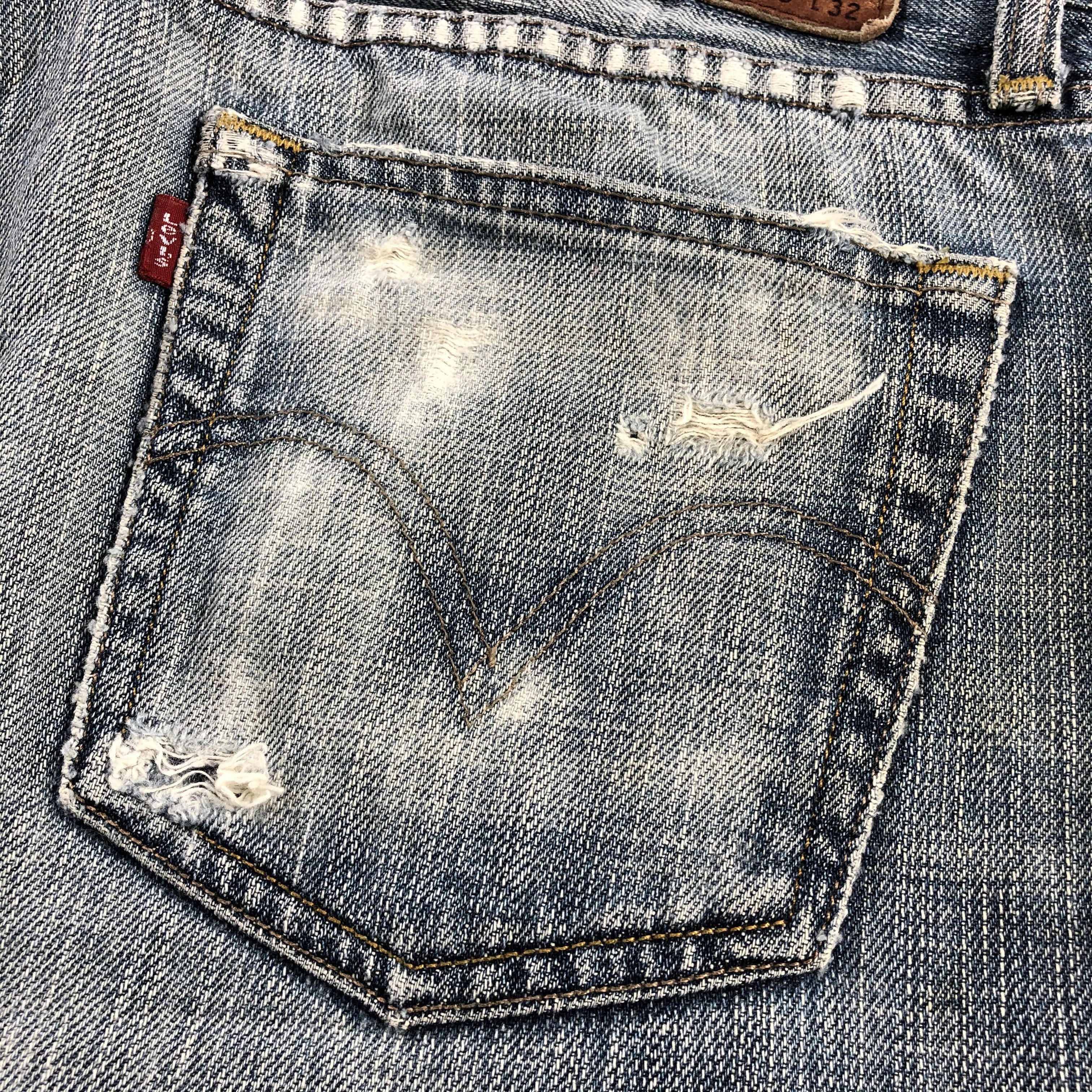 Levi's Vintage Levi's 539 Jeans Rusty Faded Blue Denim KJ1028 Size US 33 - 9 Thumbnail