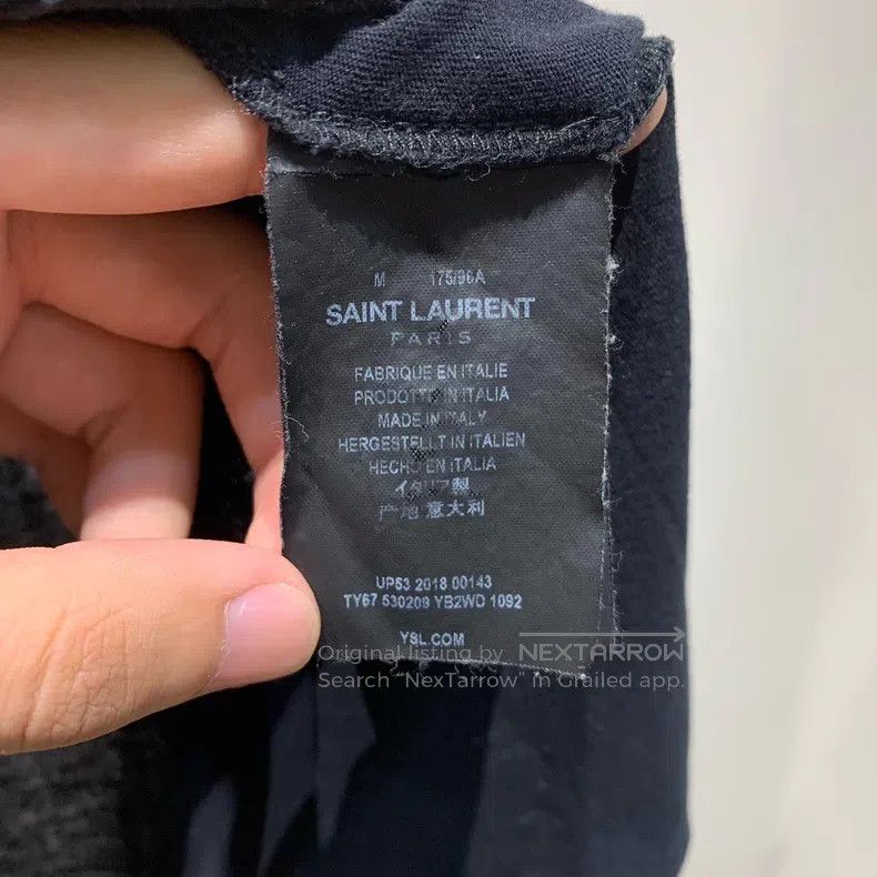 Saint Laurent Paris Saint Laurent Paris Classic Men's T-Shirt Size US M / EU 48-50 / 2 - 6 Thumbnail