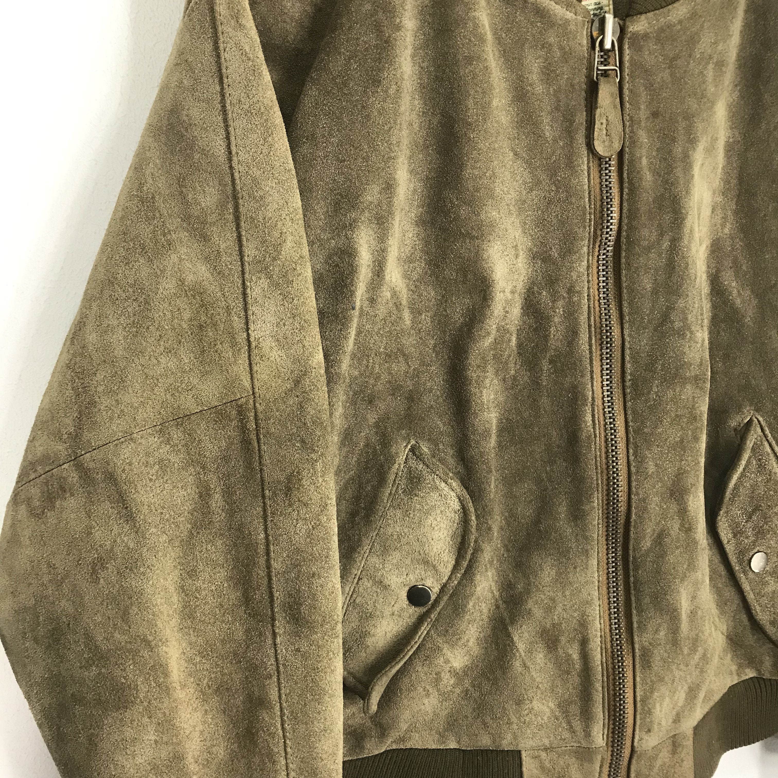 Vintage Vintage 90's Lisch Workwear Pure Leather Jacket Work Outfits Size US M / EU 48-50 / 2 - 6 Thumbnail