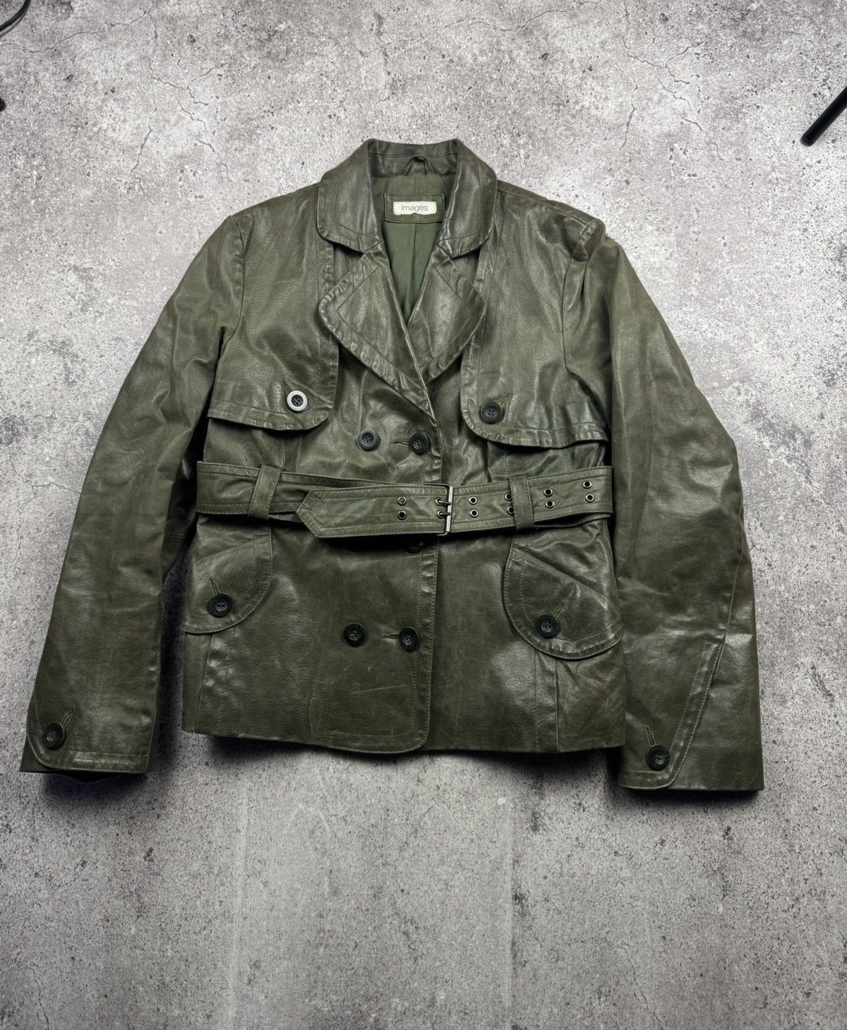 Japanese Brand AVANT GARDE CROPPED REAL LEATHER JACKET RICK OWENS STYLE Size M / US 6-8 / IT 42-44 - 3 Thumbnail