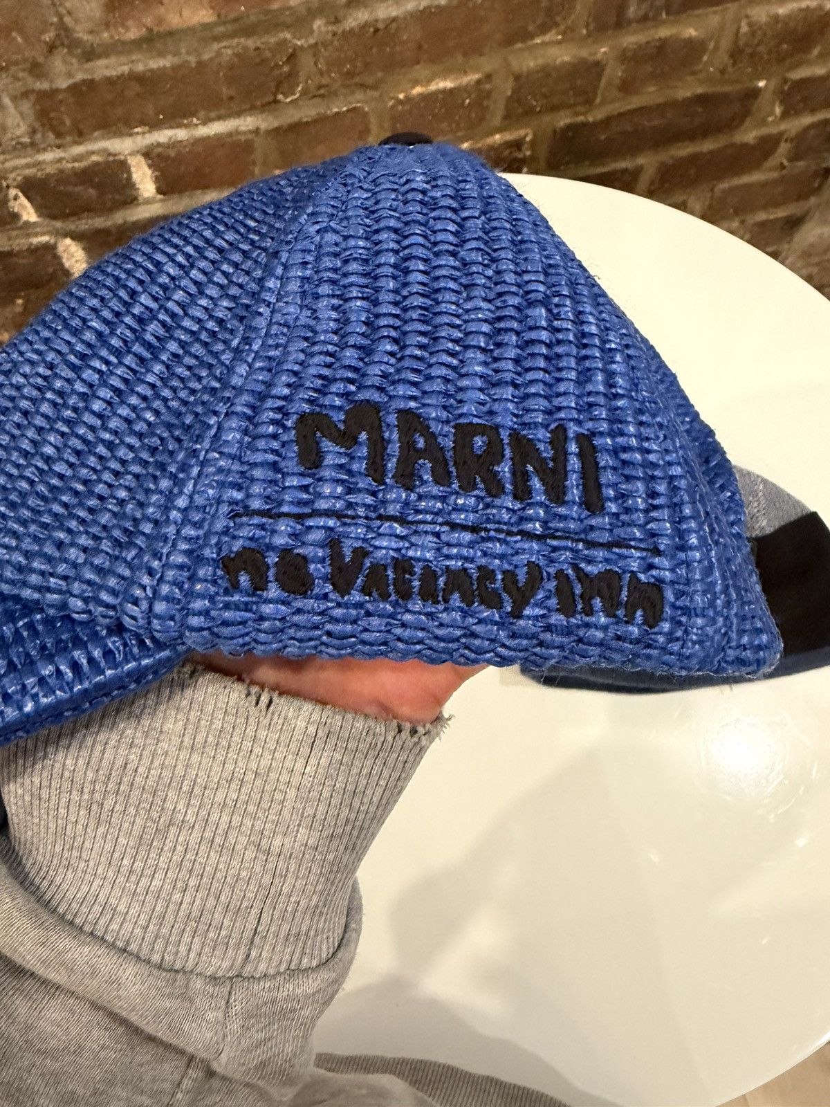 Marni Marni x No Vacancy Inn Raffia Cap Size ONE SIZE - 2 Thumbnail