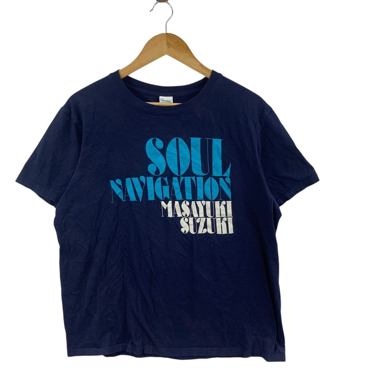 Vintage MASAYUKI SUZUKI JAPAN Singer Soul Navigation Tee Shirt Top Size XL / US 12-14 / IT 48-50 - 4 Thumbnail