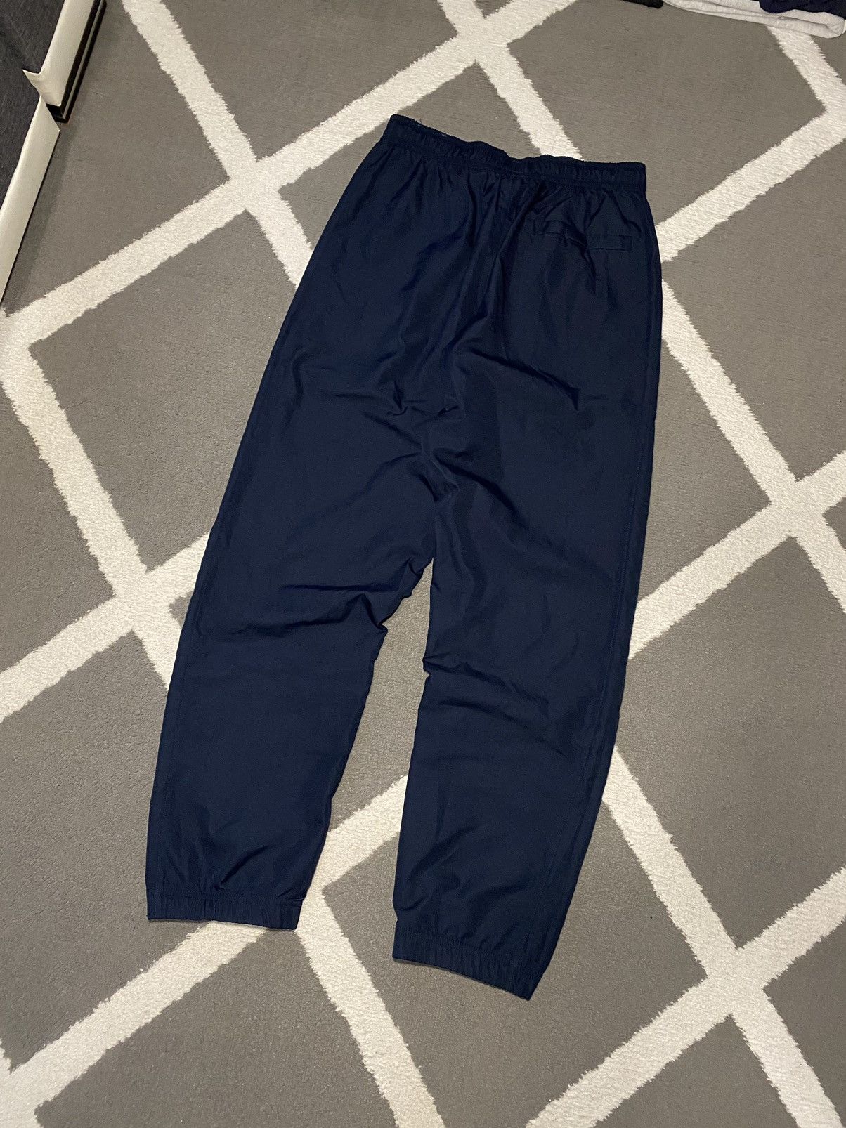 Nike × Vintage Nike Swoosh Loose Fit navy sweatpants Y2K Size US 32 / EU 48 - 8 Thumbnail