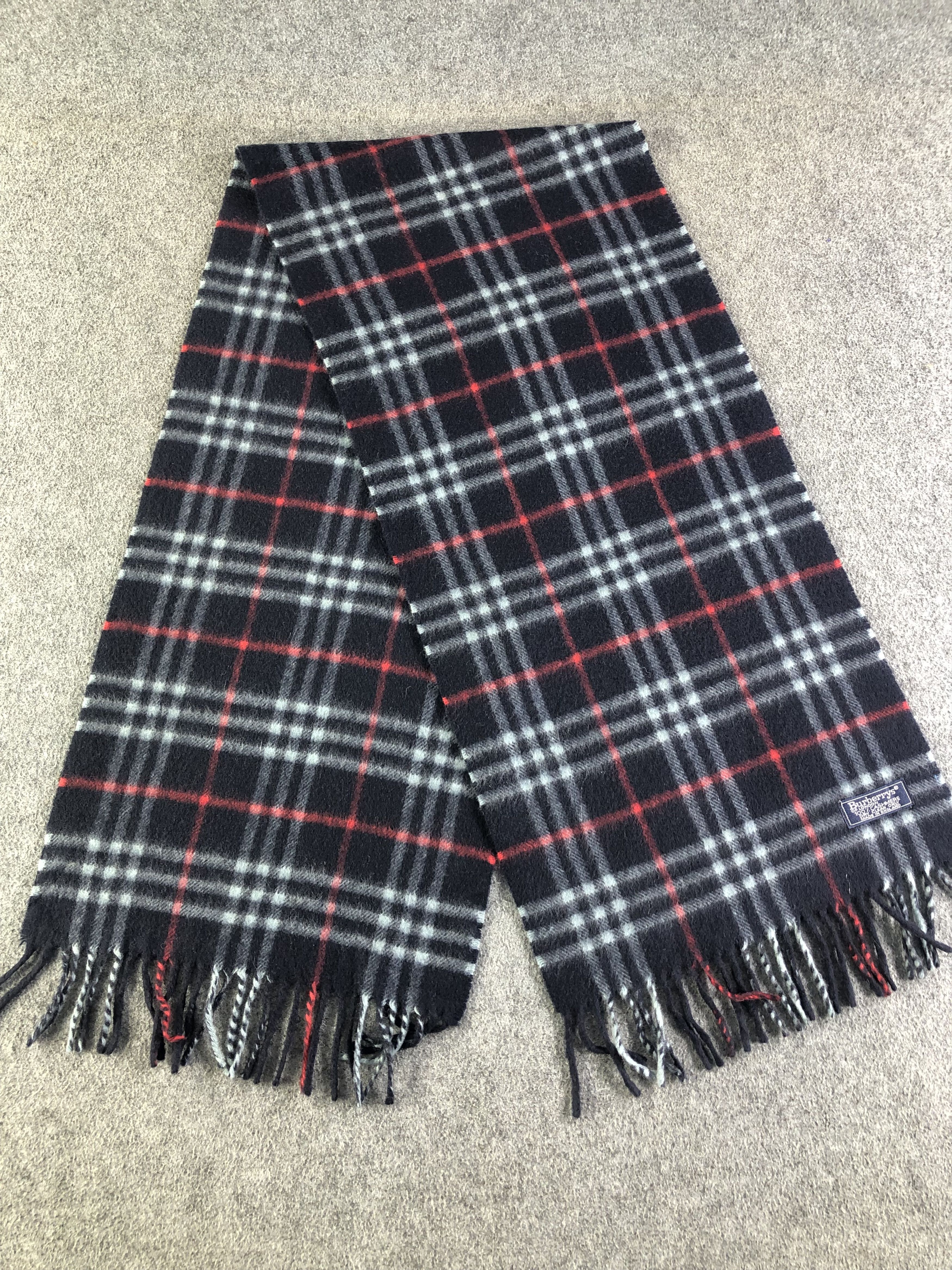 Burberry Burberrys Cashmere Scarf / Muffler / Neckwear SS1363 Size ONE SIZE - 3 Thumbnail