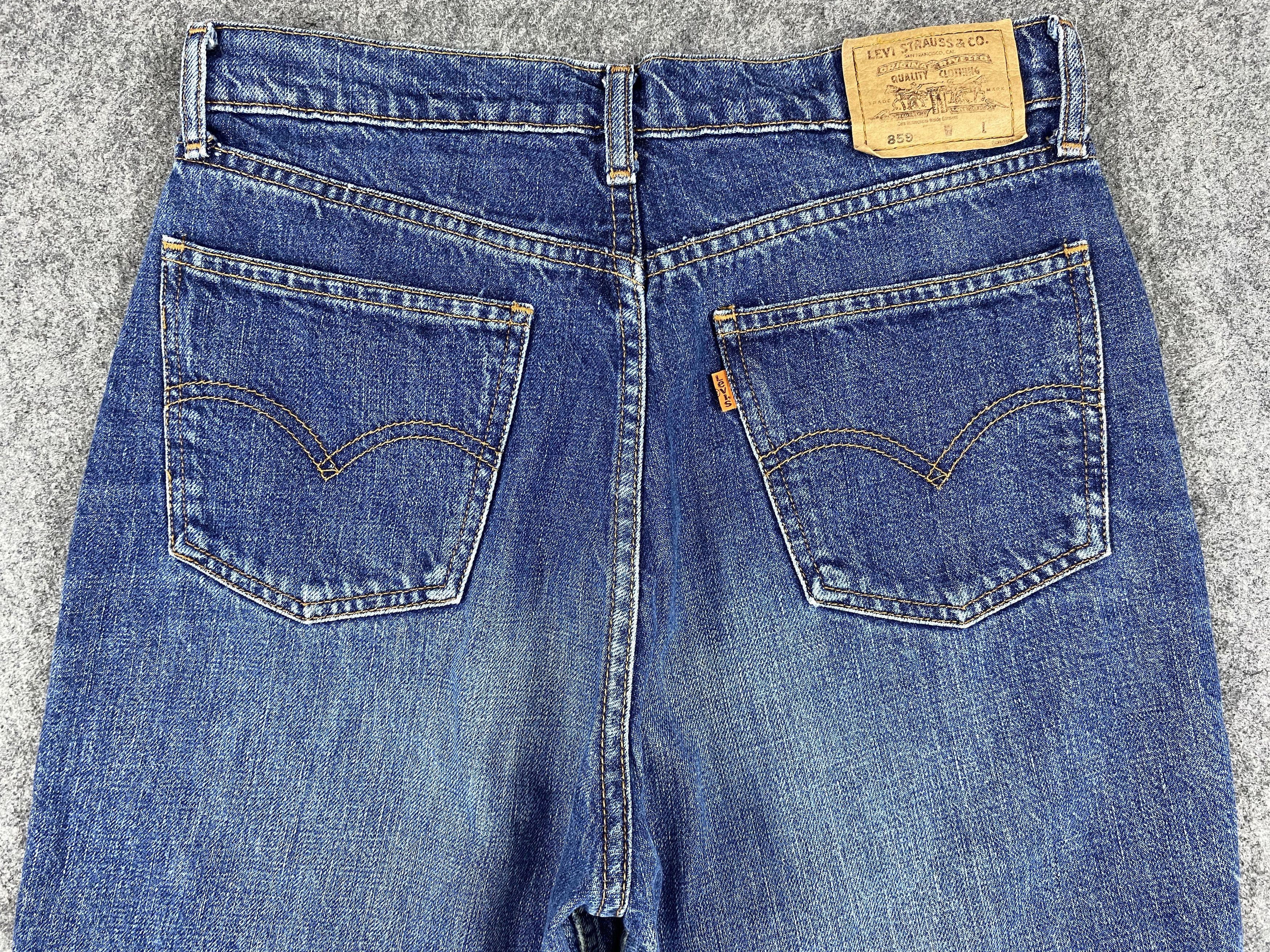 Levi's Blue Vintage Levi's 859 Orange Tab 30x28 Denim -JN1217 Size US 30 / EU 46 - 5 Thumbnail