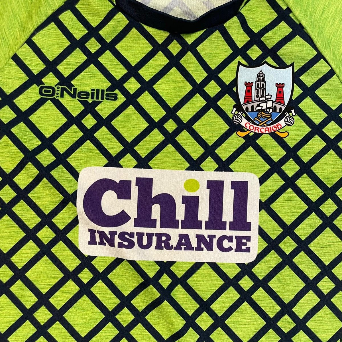 O'Neills Corcaigh Cork GAA Green jersey shirt rugby tee O’Neills Size US L / EU 52-54 / 3 - 6 Thumbnail