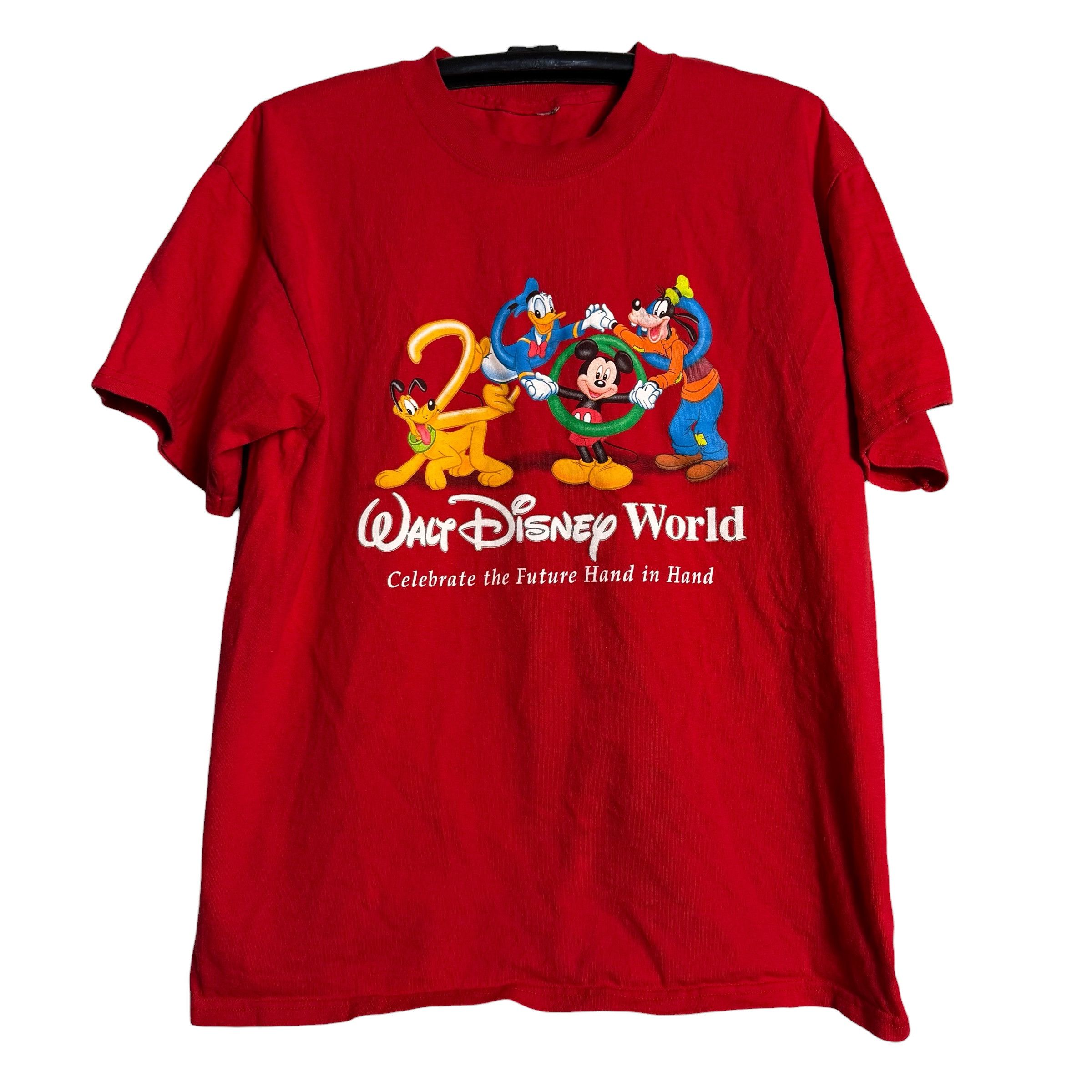 Mickey Mouse 🔥RARE🔥Vintage Walt Disney 2000 Anniversary T-shirt Size US L / EU 52-54 / 3 - 1 Thumbnail