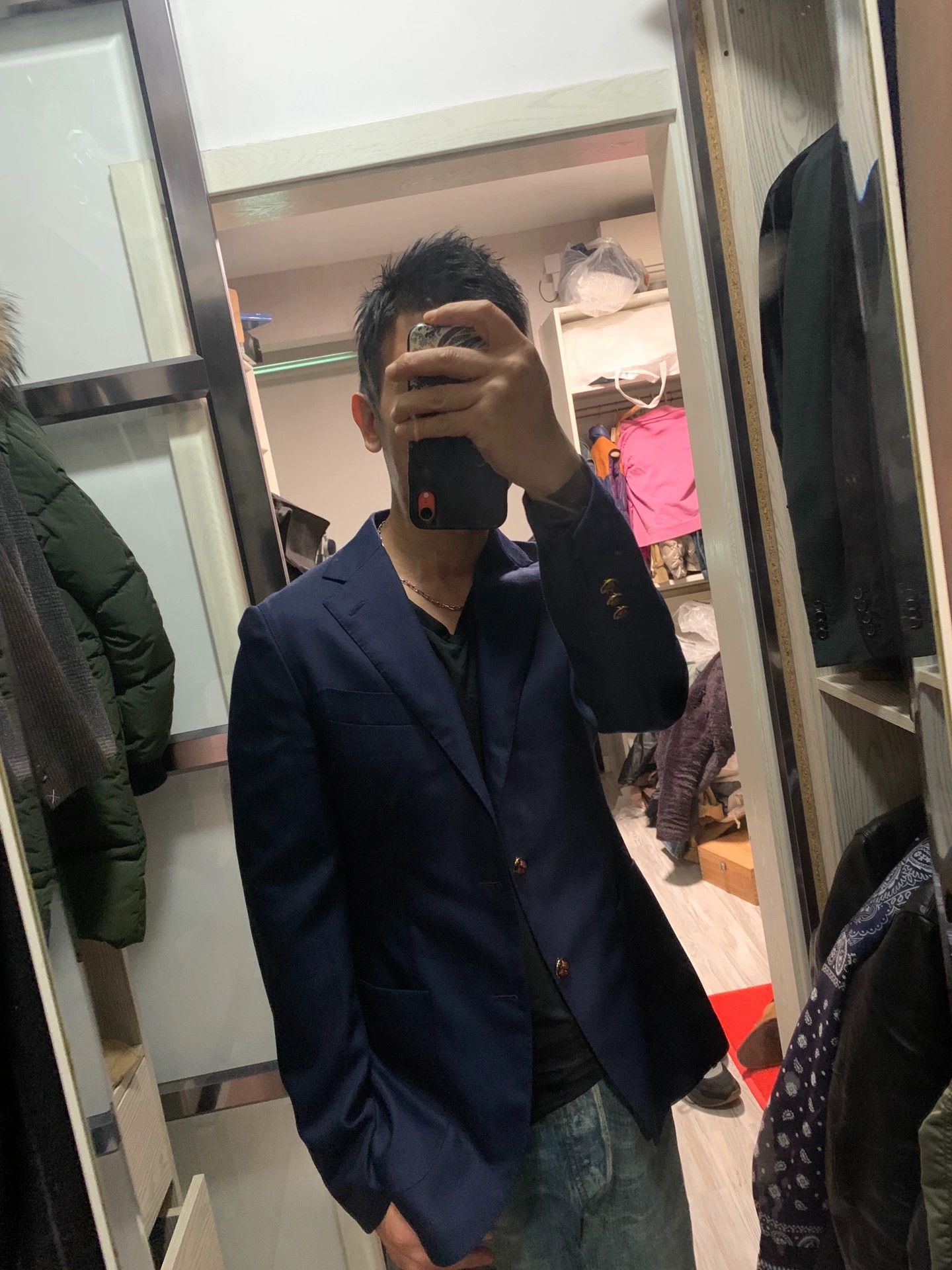 Other Beams F Super 130s Blazer 46 Excellent Missing Cufflinks Size US S / EU 44-46 / 1 - 1 Thumbnail