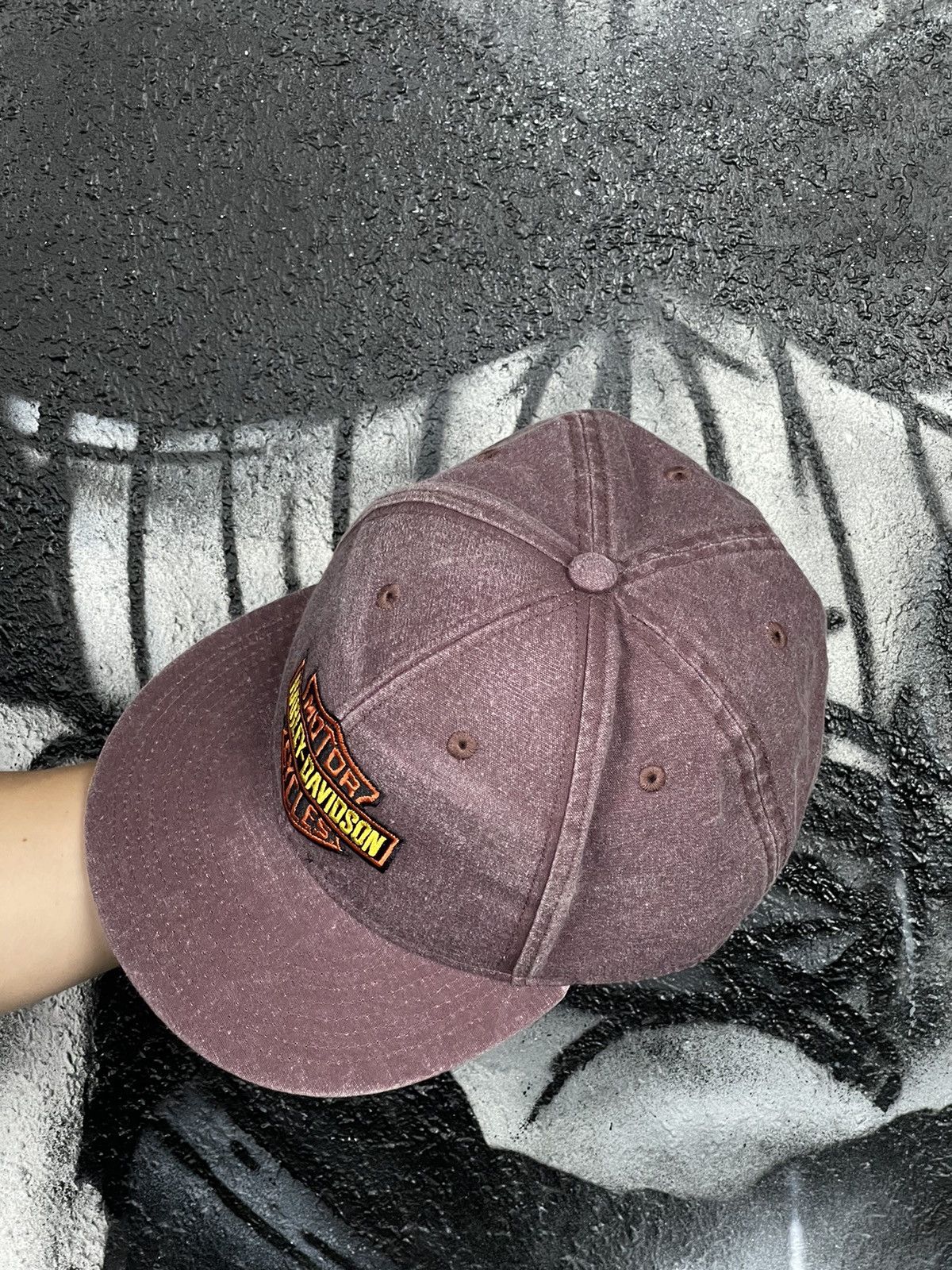Harley Davidson Harley Davidson Motor Cycles Fabric Faded Cap Hat Size XL Size ONE SIZE - 6 Thumbnail