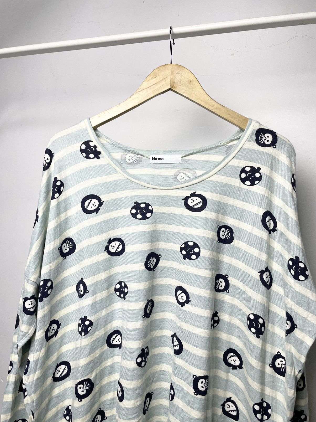 Designer × Issey Miyake × Ne-Net Ne-net full print long sleeve baggy shirt Size L / US 10 / IT 46 - 3 Thumbnail