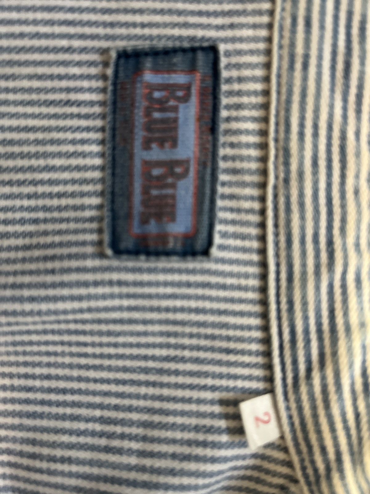 Blue Blue Japan Blue Blue Japan - L/S - Hickory Strip Size US XS / EU 42 / 0 - 3 Thumbnail