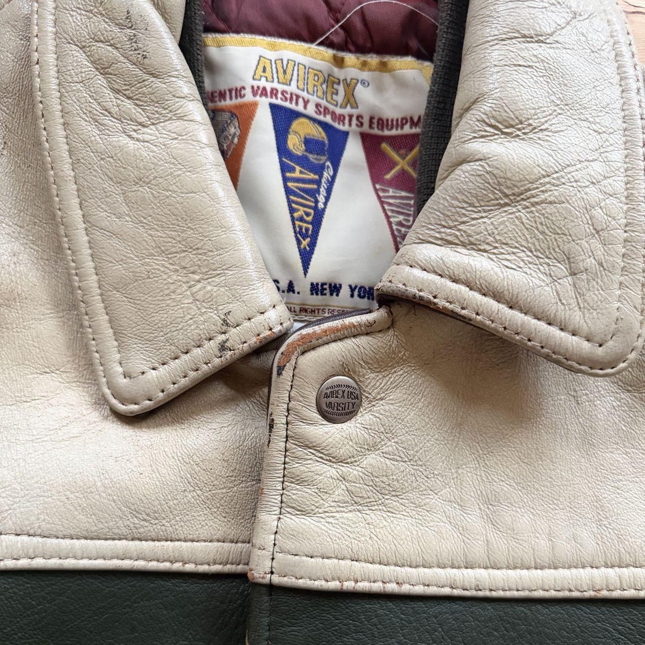 Avirex Avirex North West Wildbears Leather Varsity Jacket Size US S / EU 44-46 / 1 - 6 Thumbnail