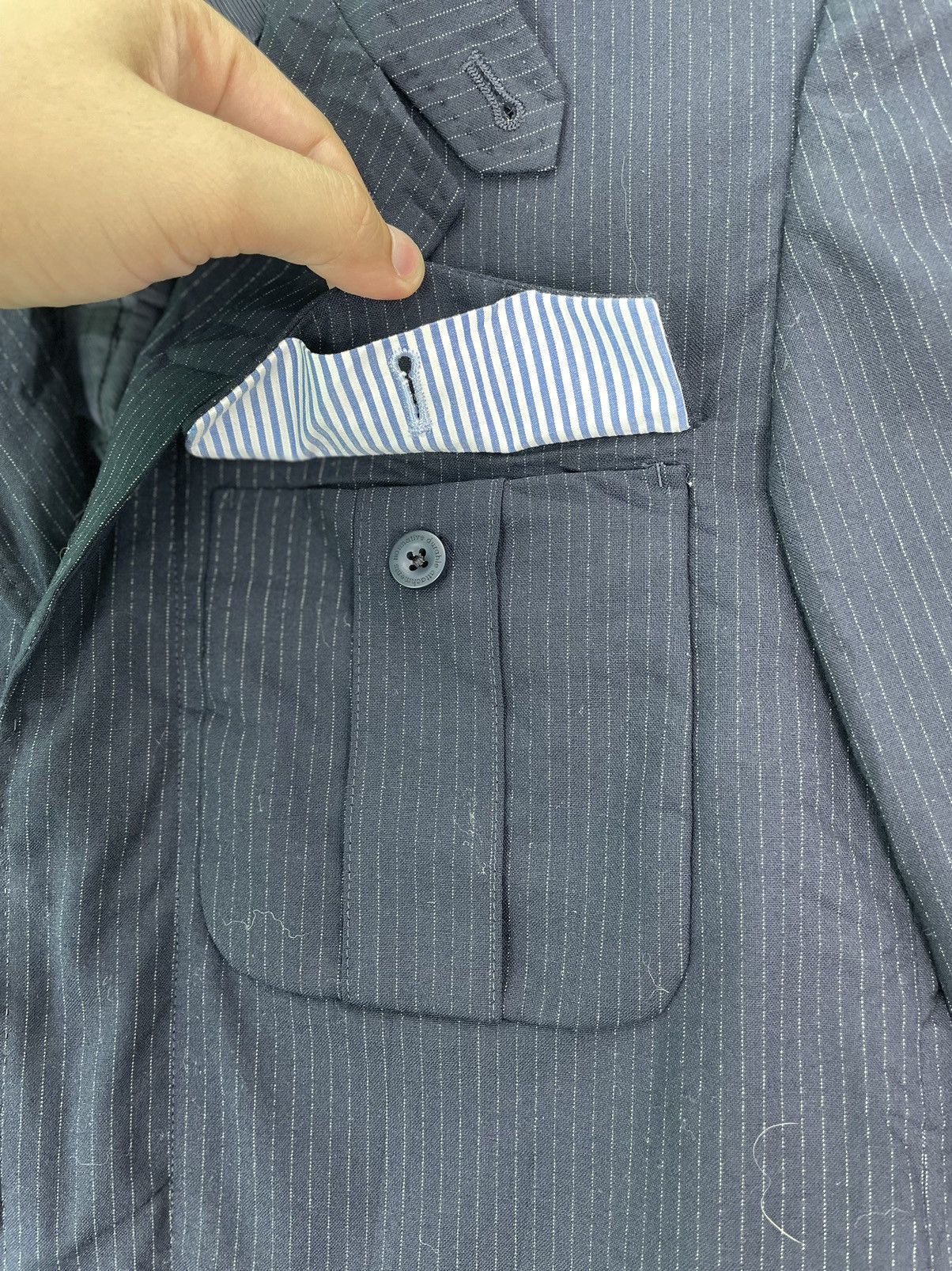 Nonnative Rare NONNATIVE japan stripe cargo pocket jacket Size US S / EU 44-46 / 1 - 4 Thumbnail