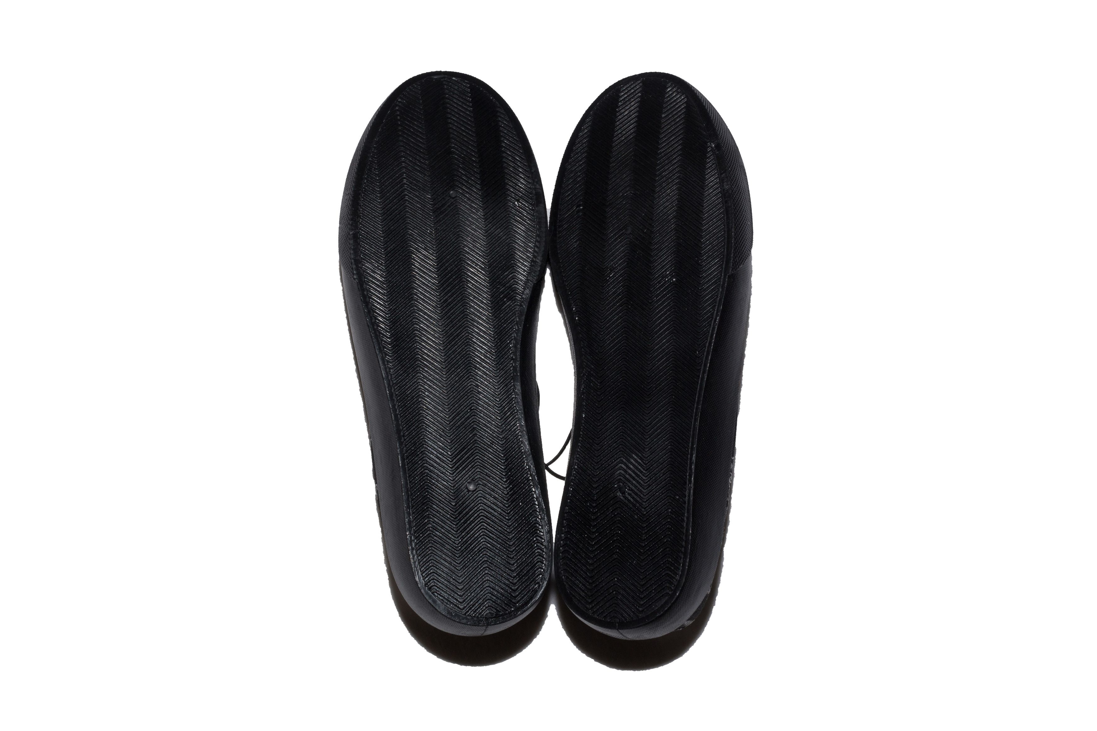 Maison MIHARA YASUHIRO Double Black Paisley Lace Up Court Shoes Size US 8.5 / EU 41-42 - 5 Thumbnail